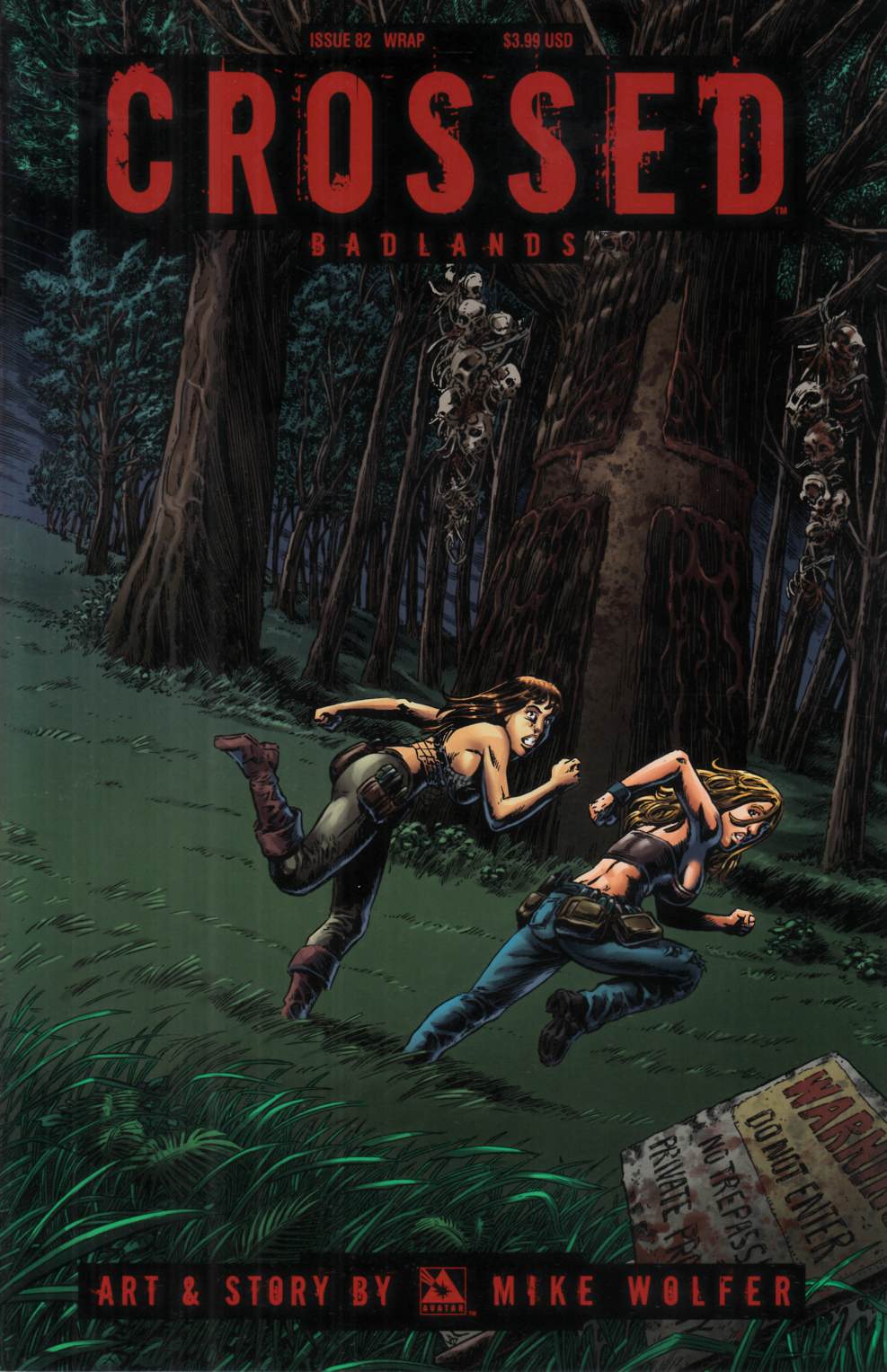 Crossed Badlands #82 Wrap Cover Near Mint (9.4) [Avatar Comic] THUMBNAIL
