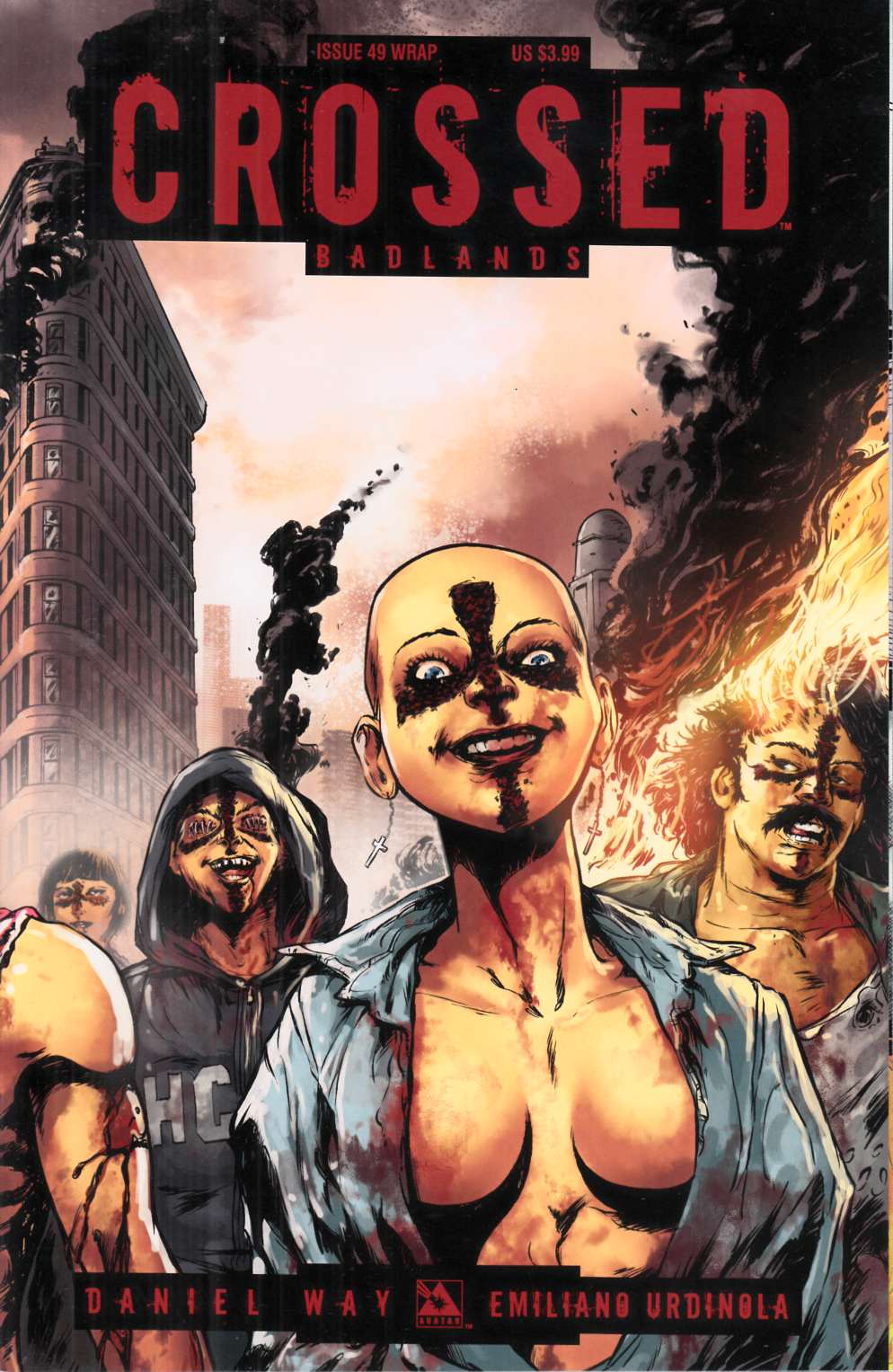 Crossed Badlands #49 Wrap Cover Near Mint (9.4) [Avatar Comic] THUMBNAIL