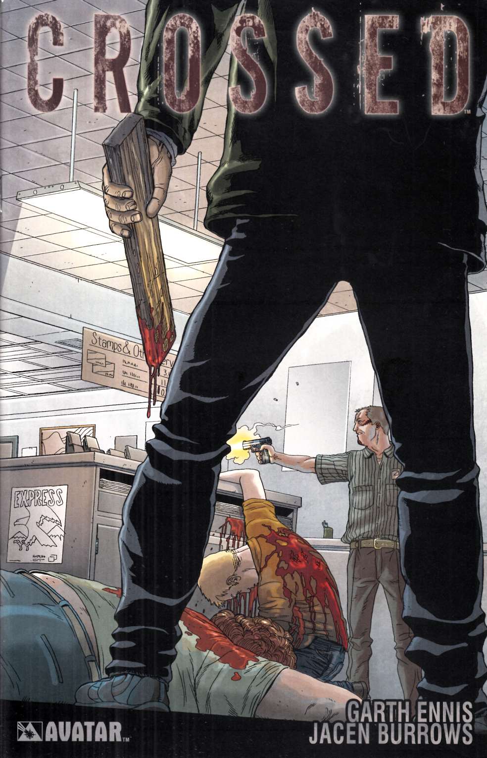 Crossed #5 Wrap Cover Near Mint (9.4) [Avatar Comic] LARGE