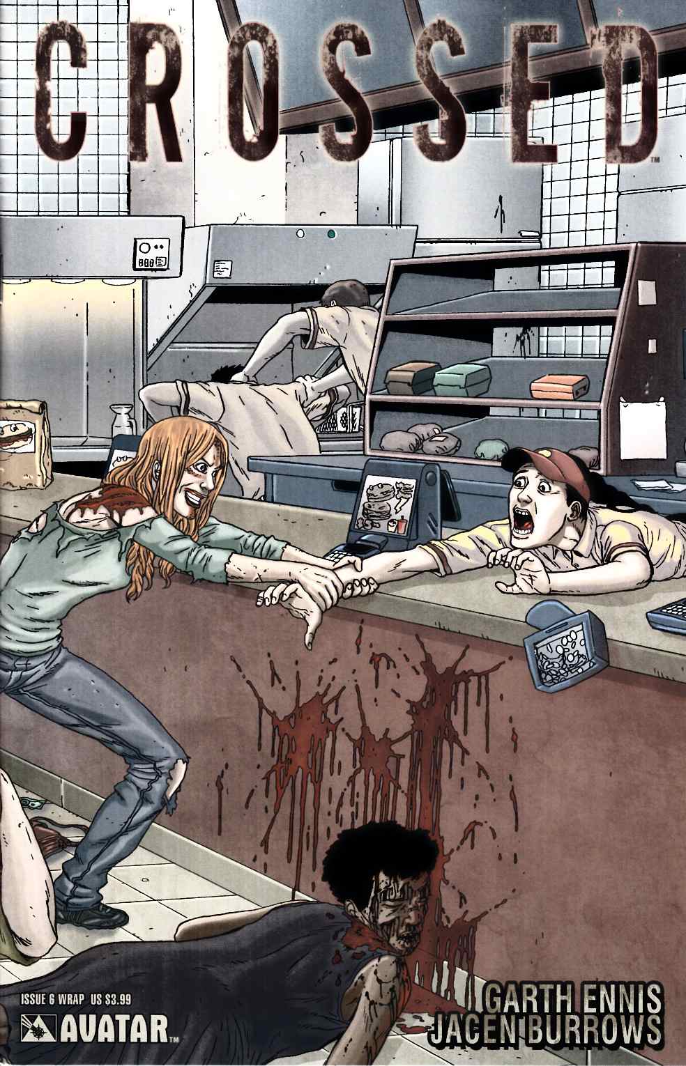 Crossed #6 Wrap Cover Near Mint (9.4) [Avatar Comic] THUMBNAIL
