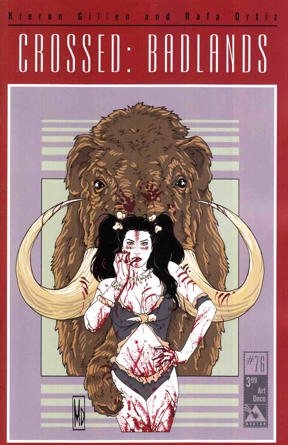Crossed Badlands #76 Art Deco Cover [Avatar Comic] THUMBNAIL