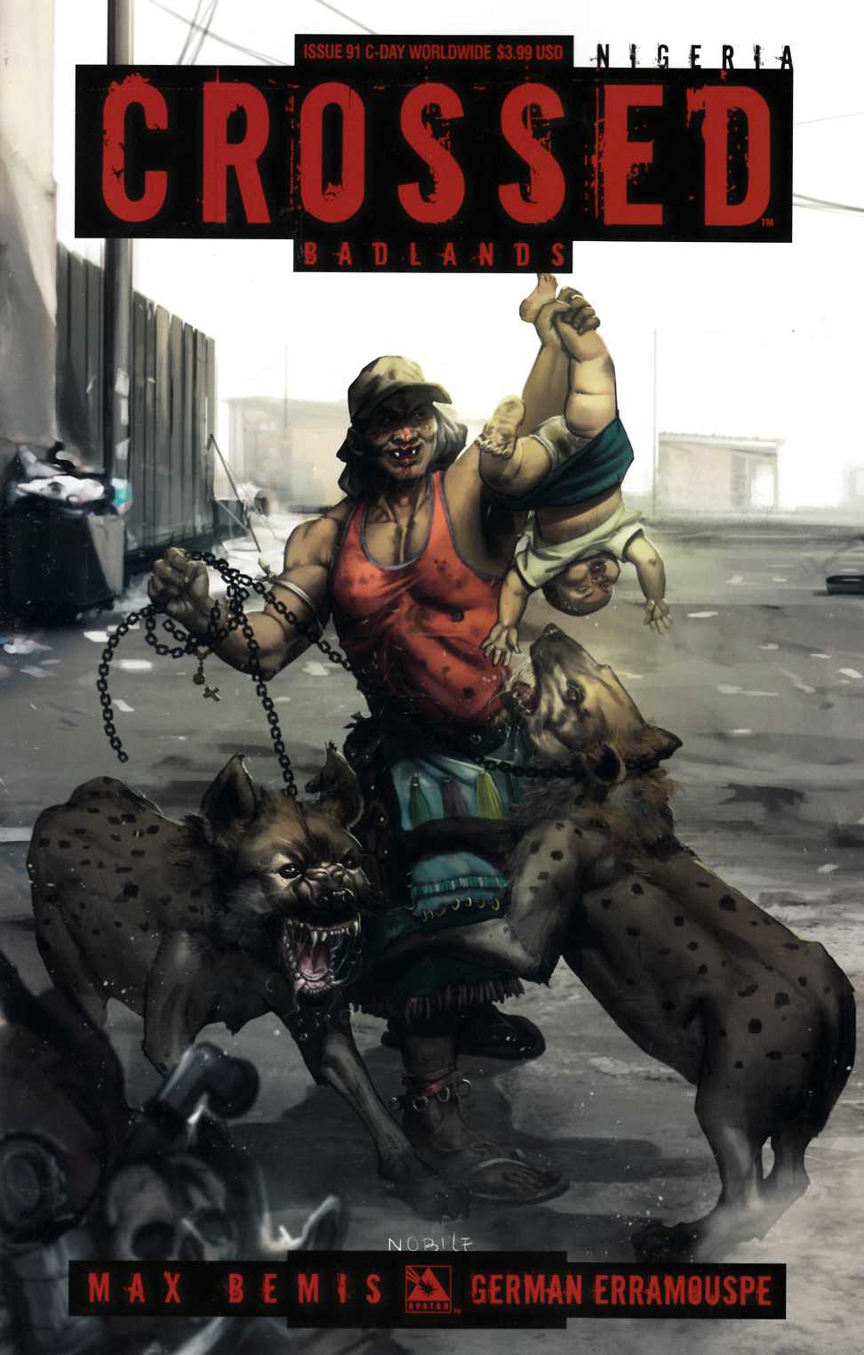 Crossed Badlands #91 C-Day Worldwide Cover [Avatar Comic] THUMBNAIL