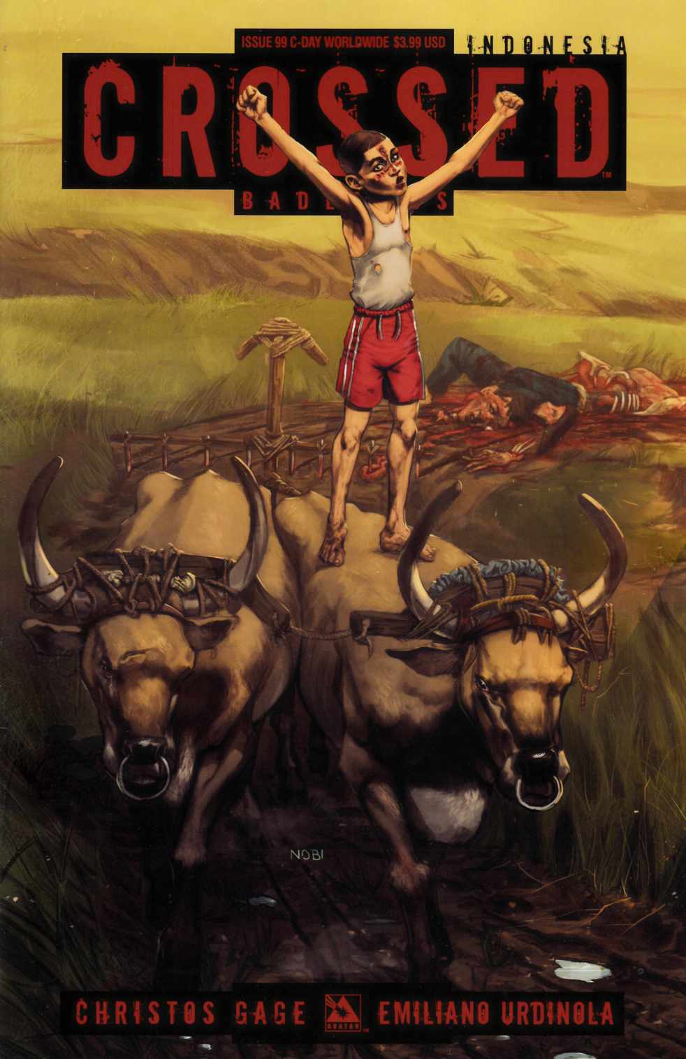 Crossed Badlands #99 C Day Worldwide Cover [Avatar Comic] LARGE