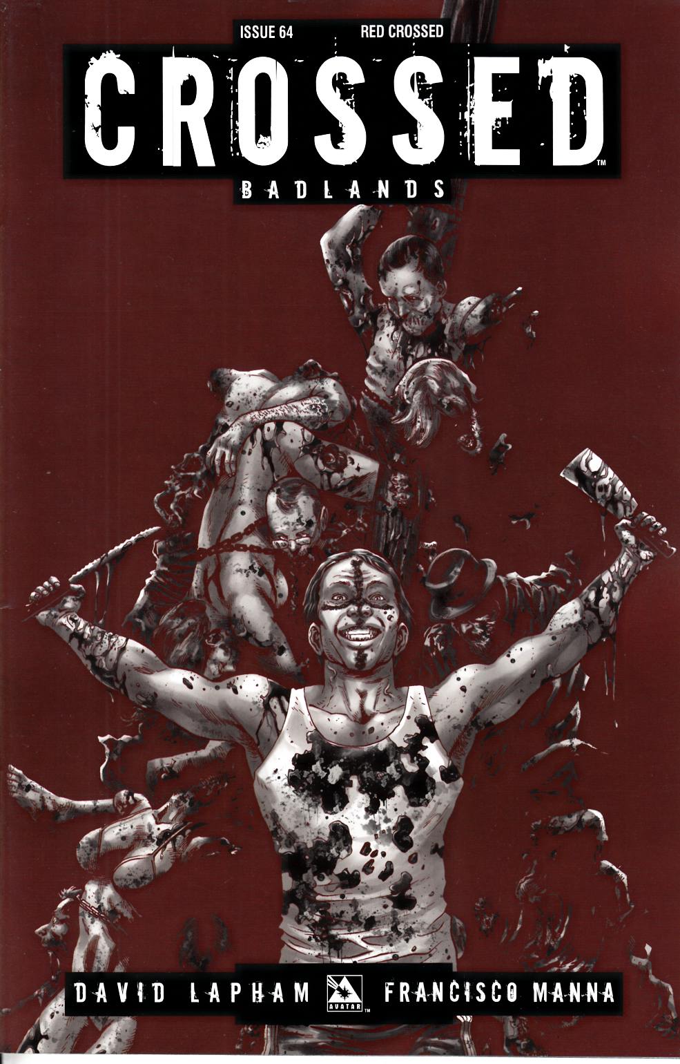 Crossed Badlands #64 Red Crossed Variant [Avatar Comic] LARGE