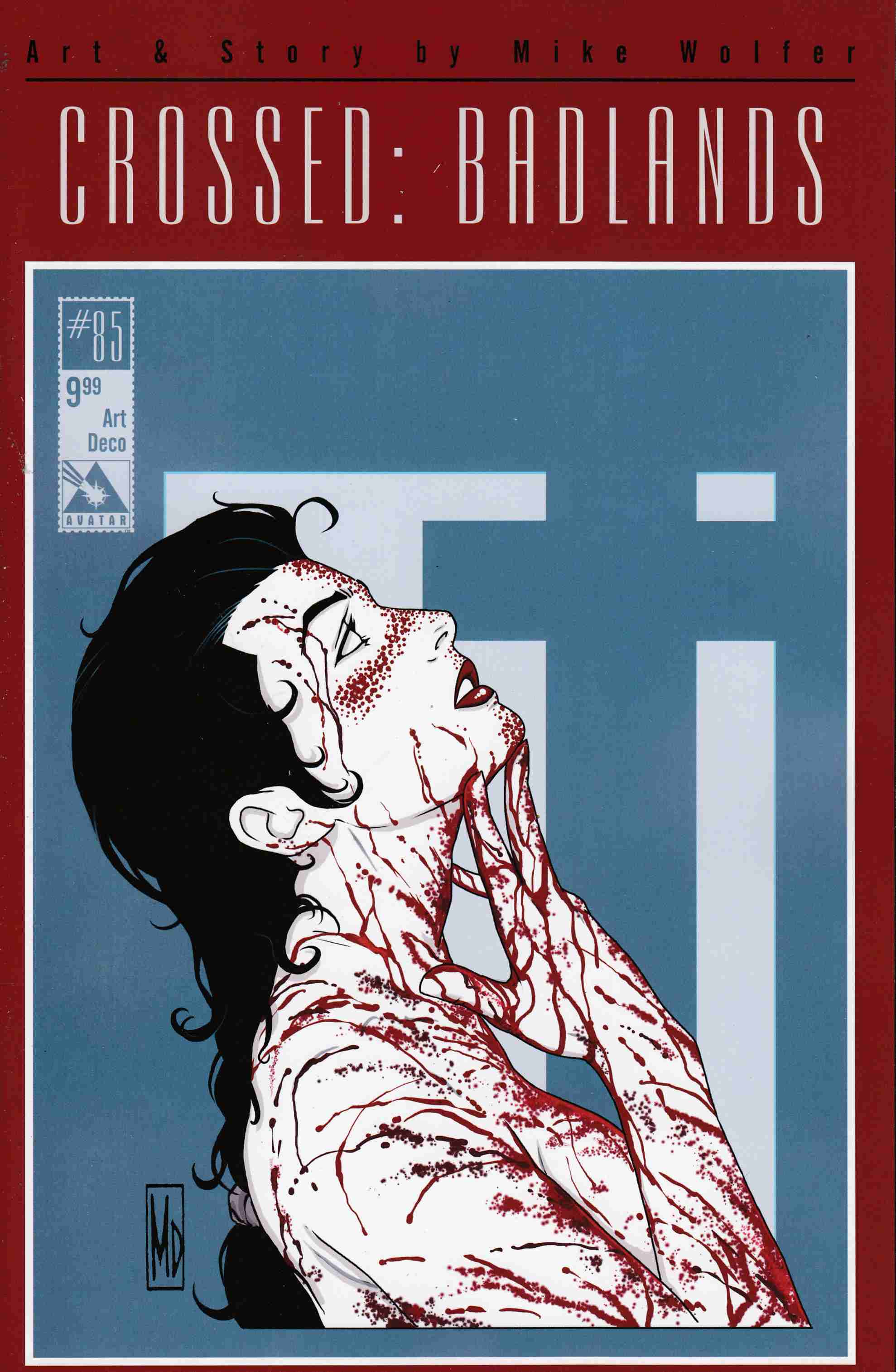 Crossed Badlands #85 Art Deco Cover [Avatar Comic] THUMBNAIL