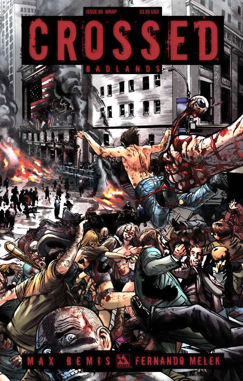 Crossed Badlands #89 Wrap Cover Near Mint (9.4) [Avatar Comic] THUMBNAIL