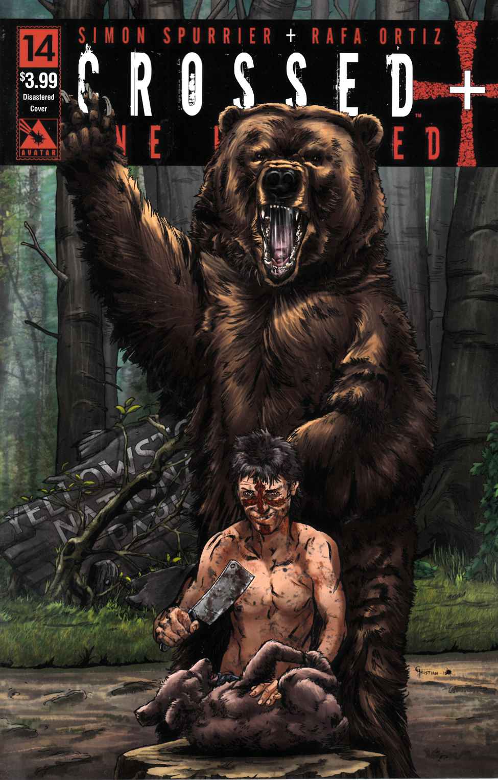 Crossed Plus 100 #14 Disastered Cover [Avatar Comic] LARGE