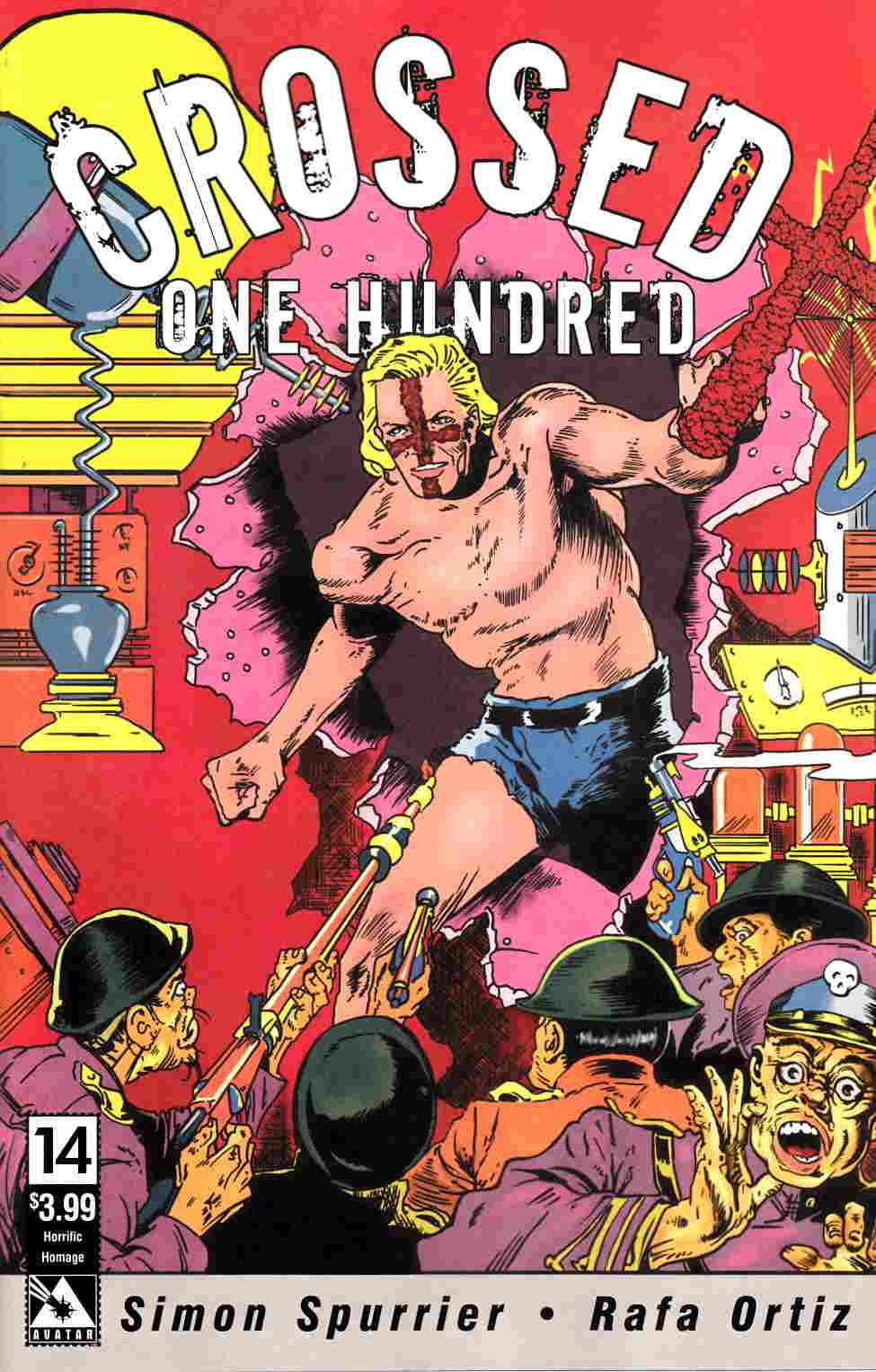 Crossed Plus 100 #14 Horrific Homage Cover [Avatar Comic] LARGE