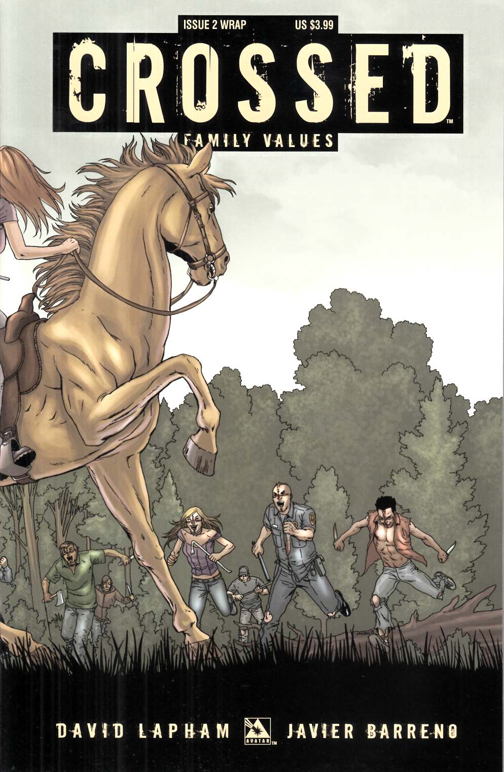Crossed Family Values #2 Wrap Cover Very Fine (8.0) [Avatar Comic] THUMBNAIL
