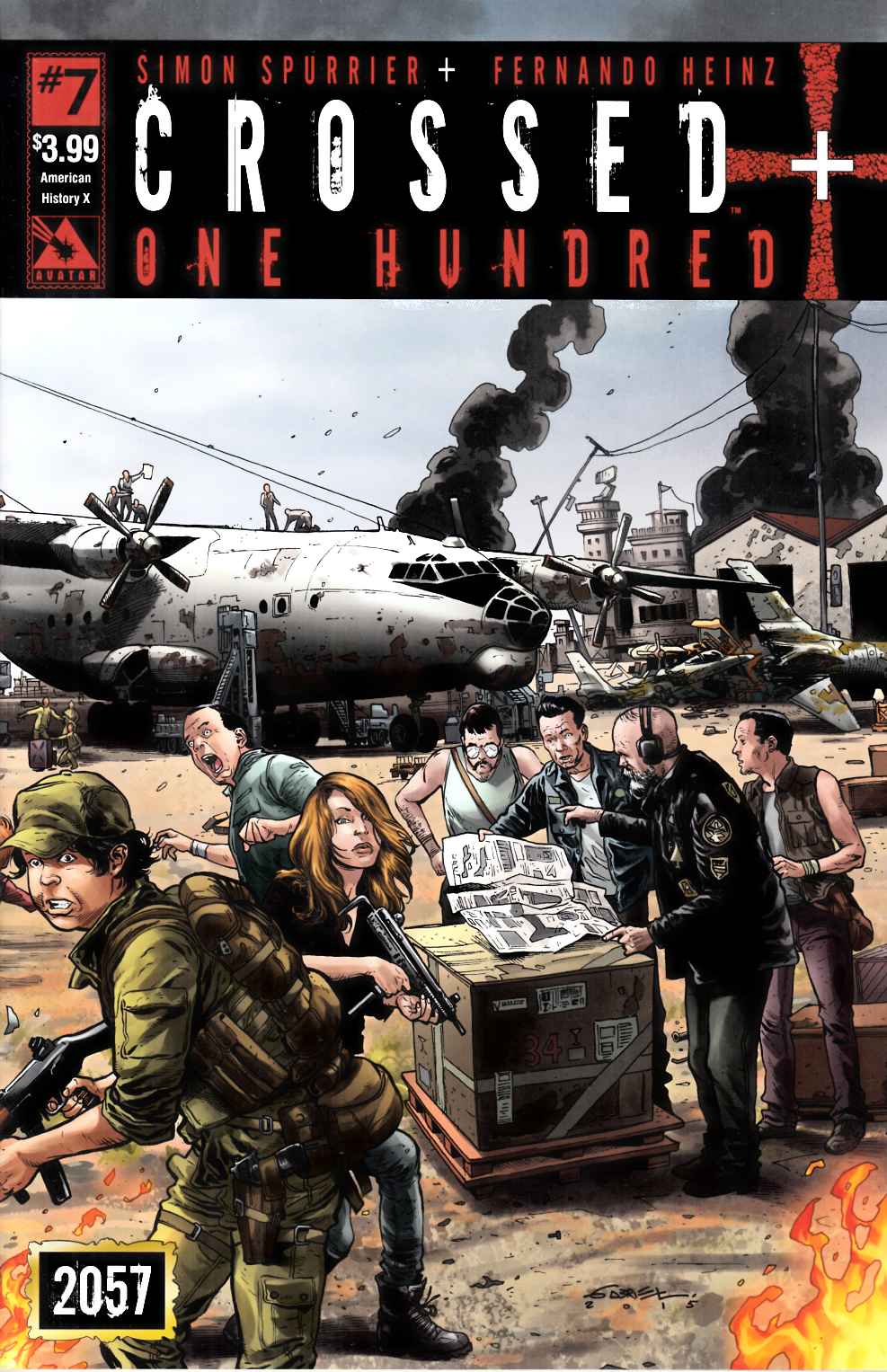 Crossed Plus 100 #7 American History X Wrap Cover Near Mint (9.4) [Avatar Comic] LARGE
