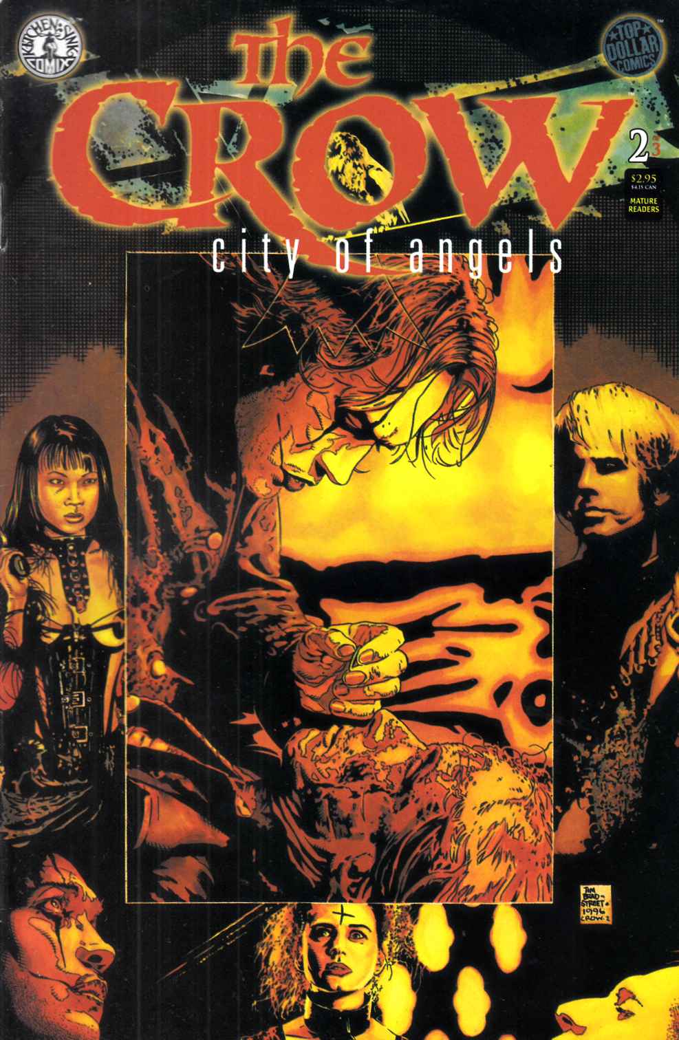 Crow City of Angels #2 Very Fine (8.0) [Kitchen Sink Comic] LARGE