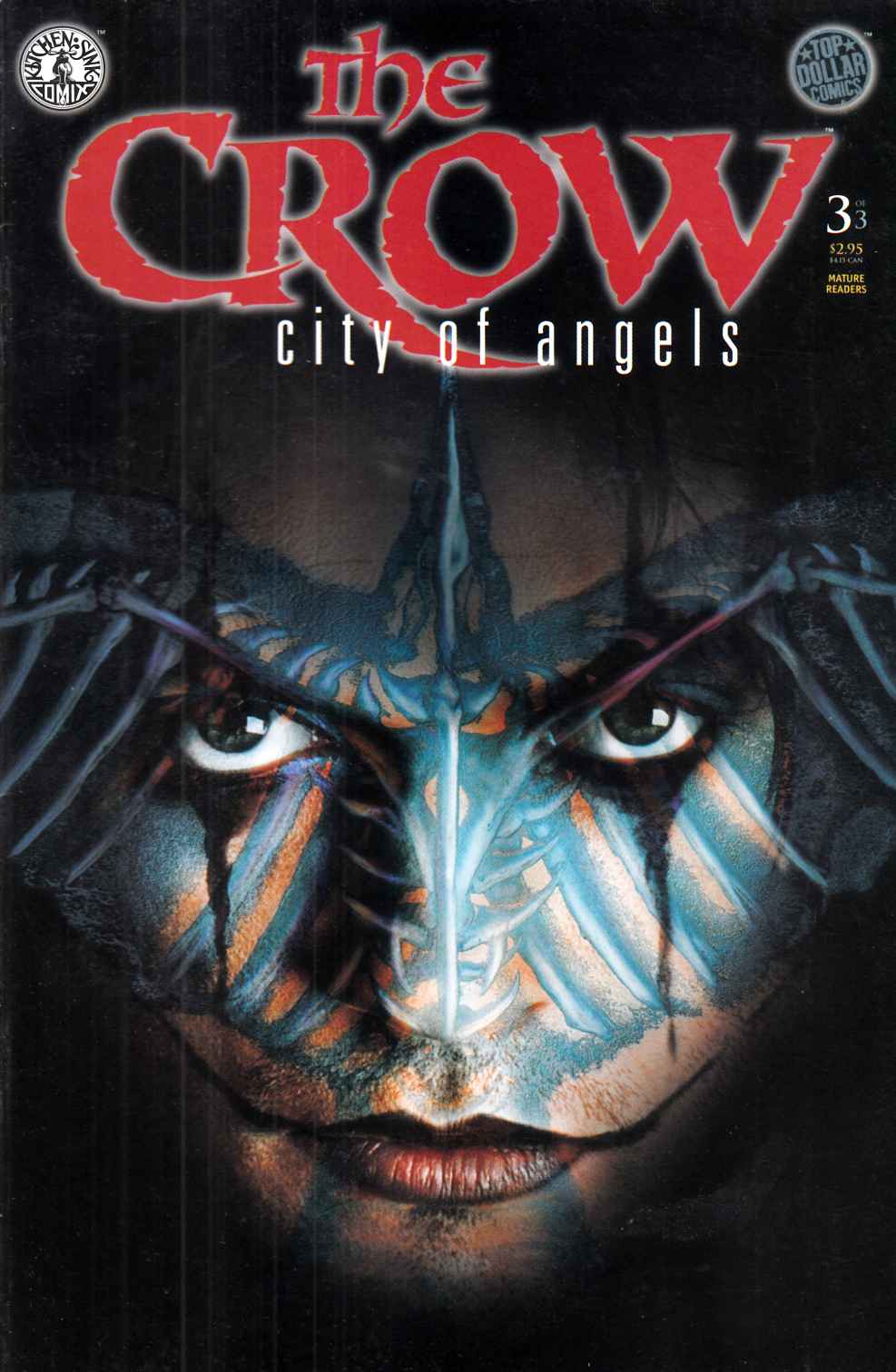 Crow City of Angels #3 Cover B Very Fine (8.0) [Kitchen Sink Comic] THUMBNAIL