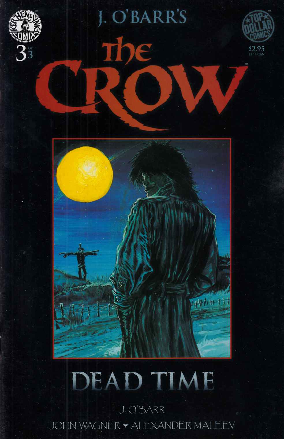 Crow Dead Time #3 Near Mint (9.4) [Kitchen Sink Comic] LARGE