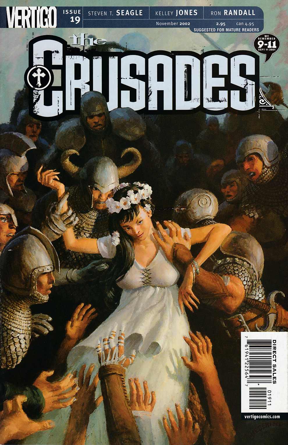 Crusades #19 Near Mint (9.4) [DC Comic] LARGE