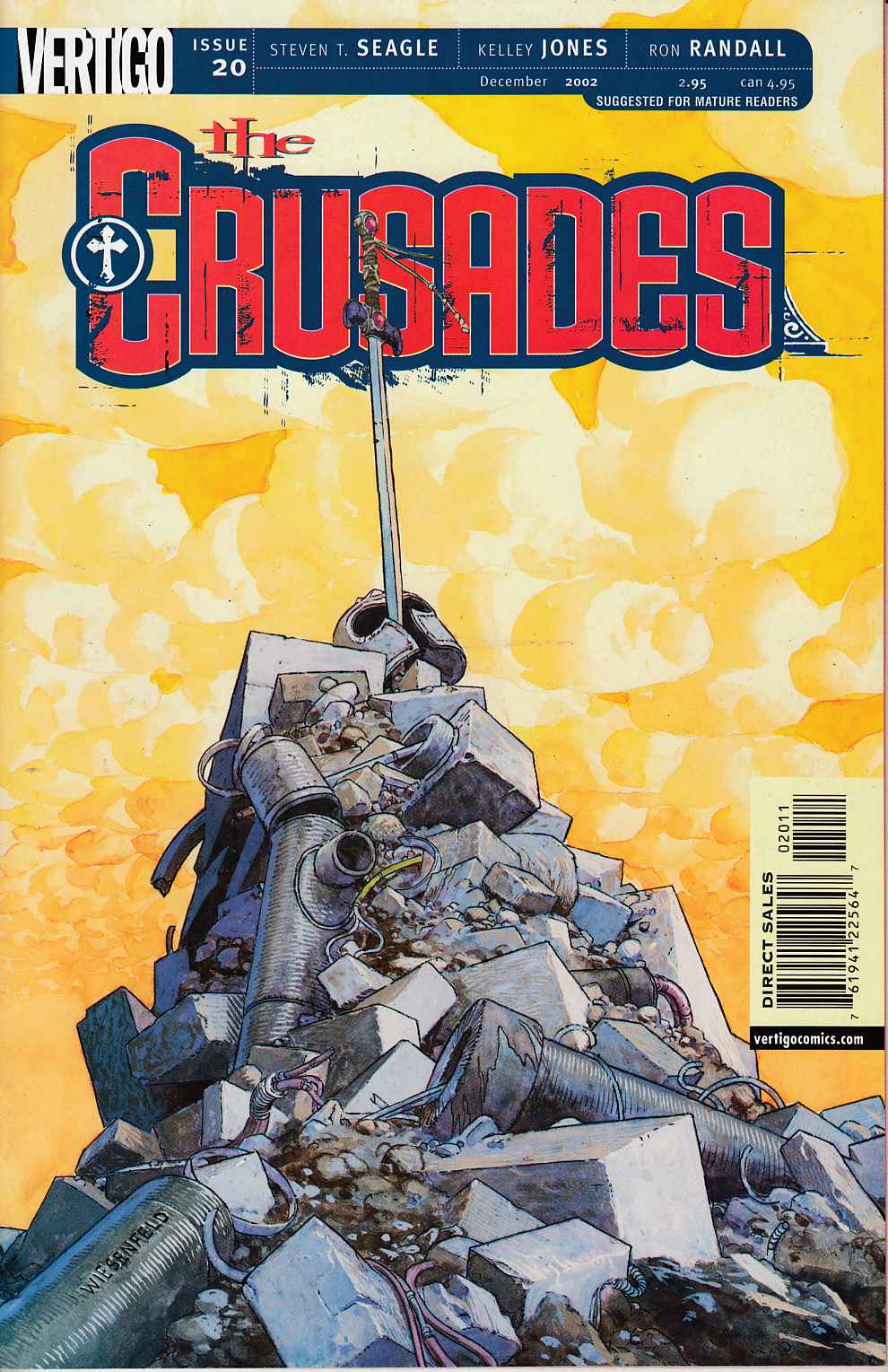Crusades #20 Near Mint (9.4) [DC Comic] LARGE