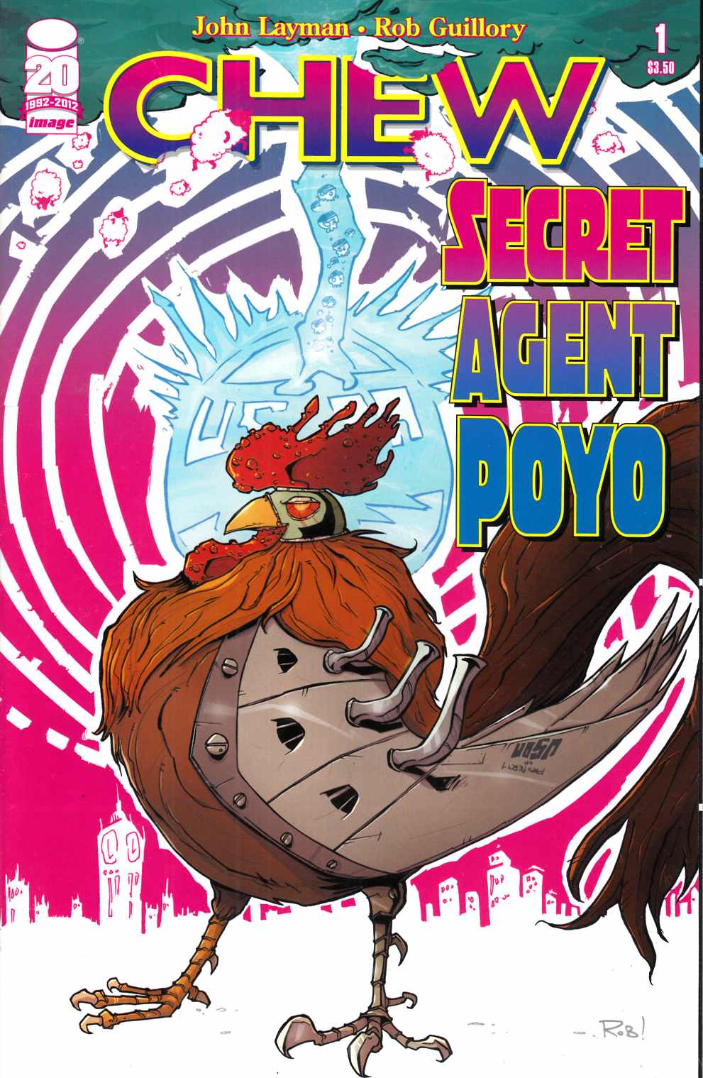 Chew Secret Agent Poyo #1 Near Mint (9.4) [Image Comic] THUMBNAIL
