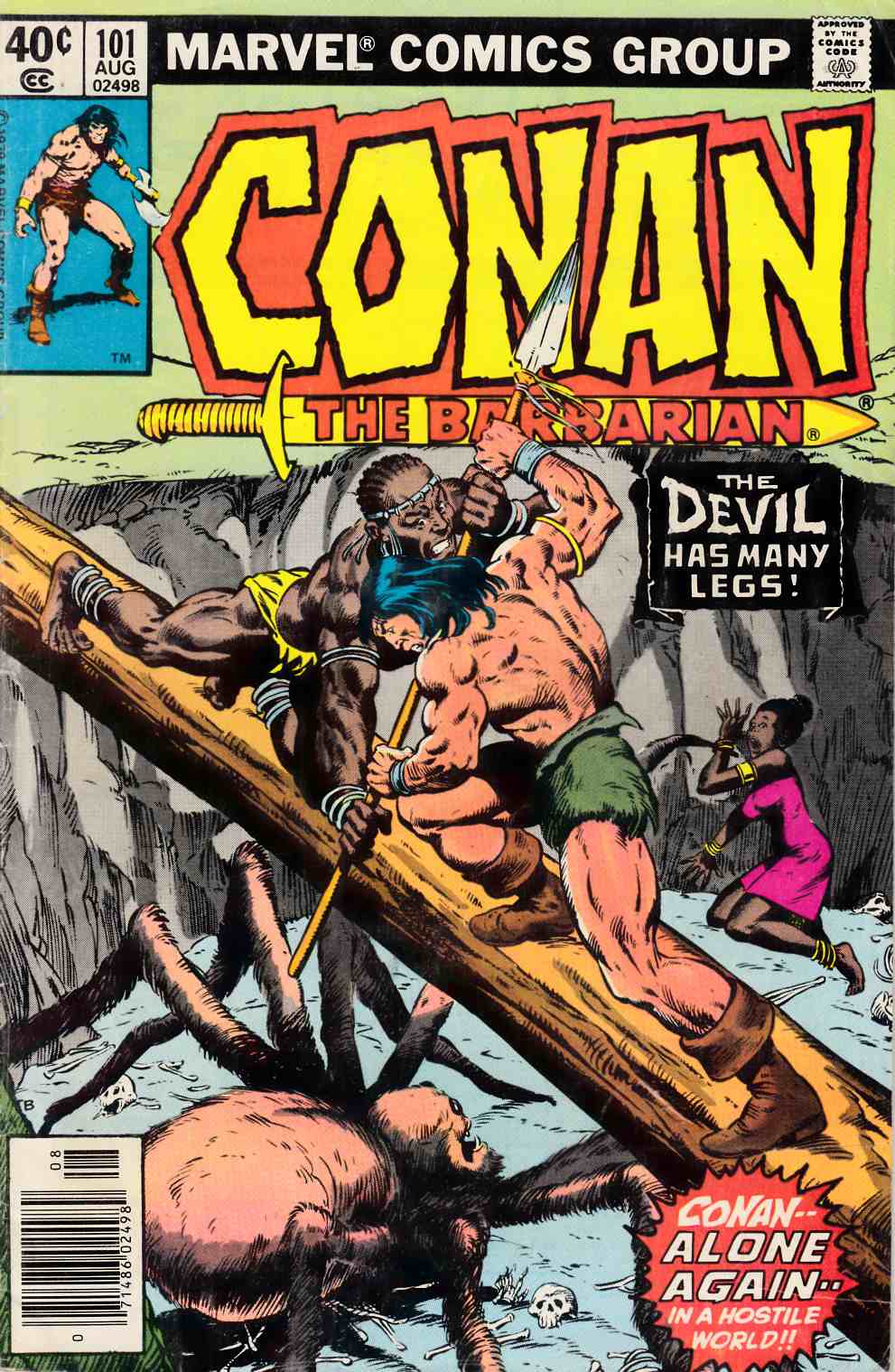 Conan the Barbarian #101 Newsstand Edition Very Good (4.0) [Marvel Comic] LARGE
