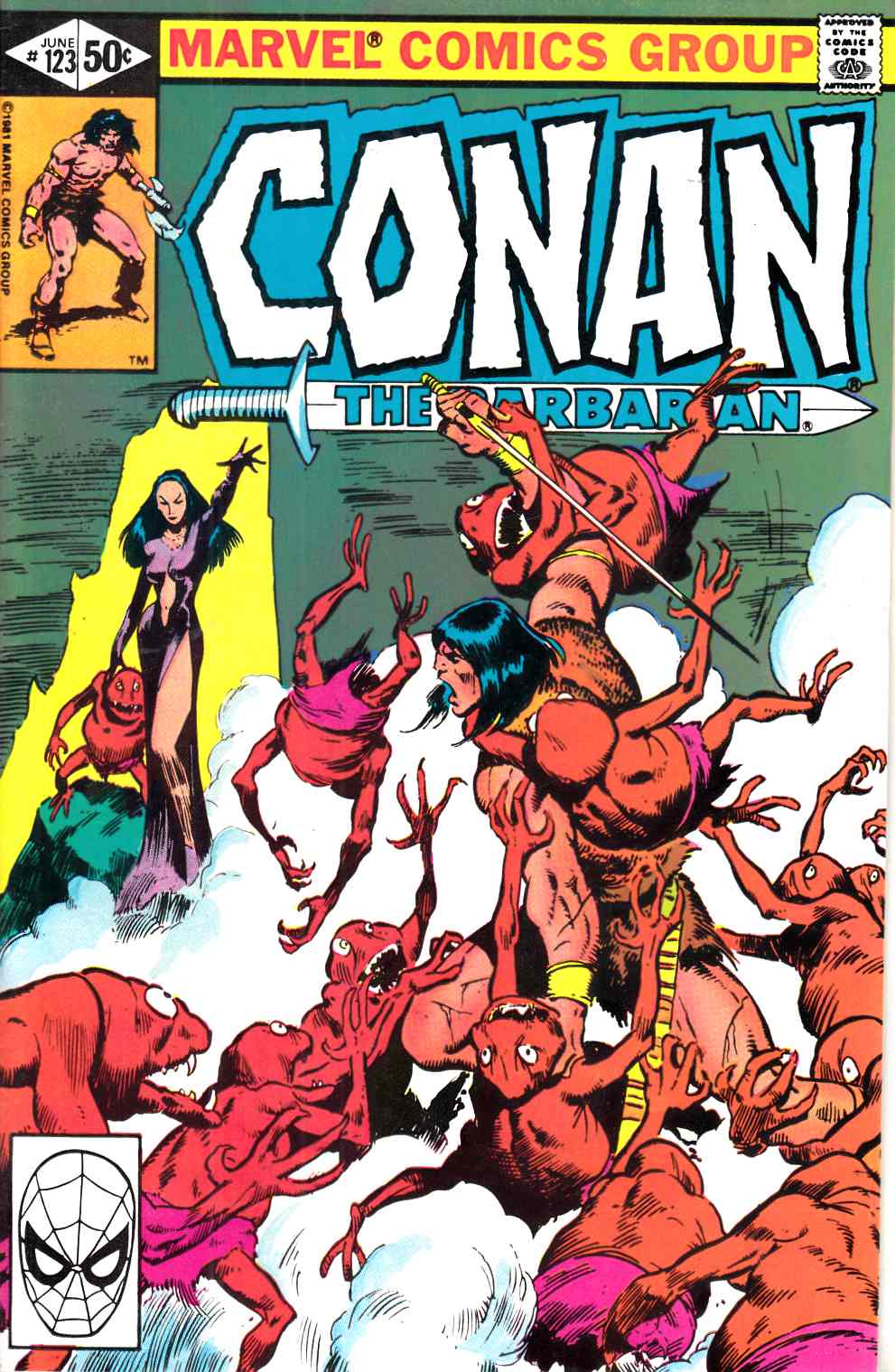 Conan the Barbarian #123 Very Fine (8.0) [Marvel Comic] LARGE