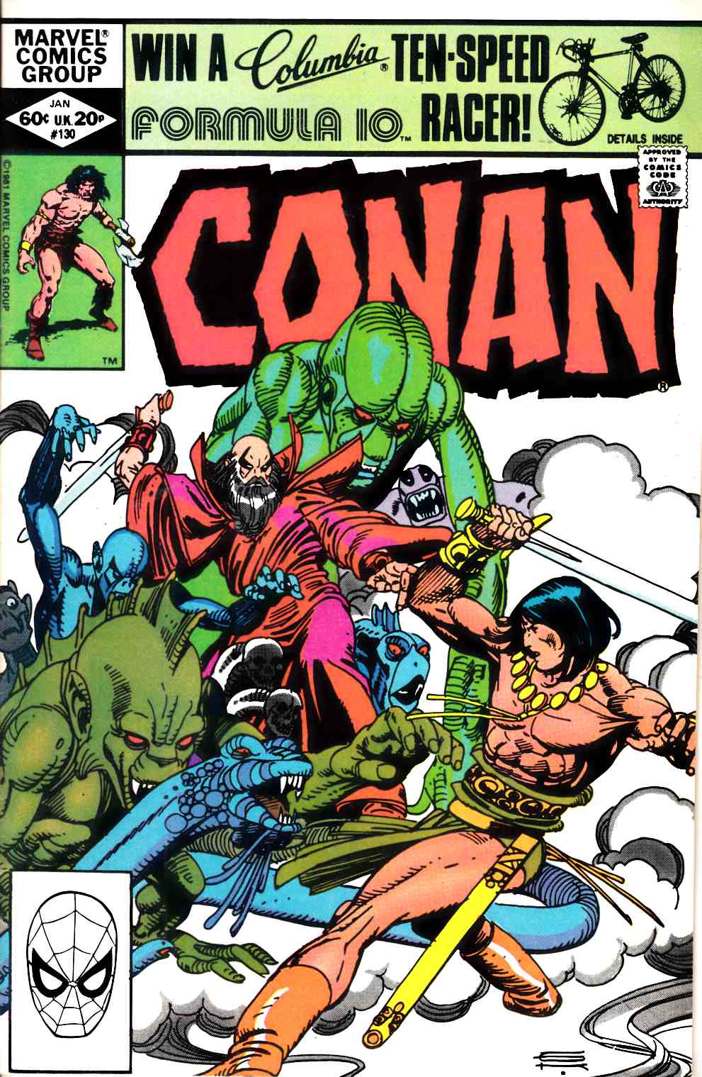 Conan the Barbarian #130 Fair/Good (1.5) [Marvel Comic] LARGE