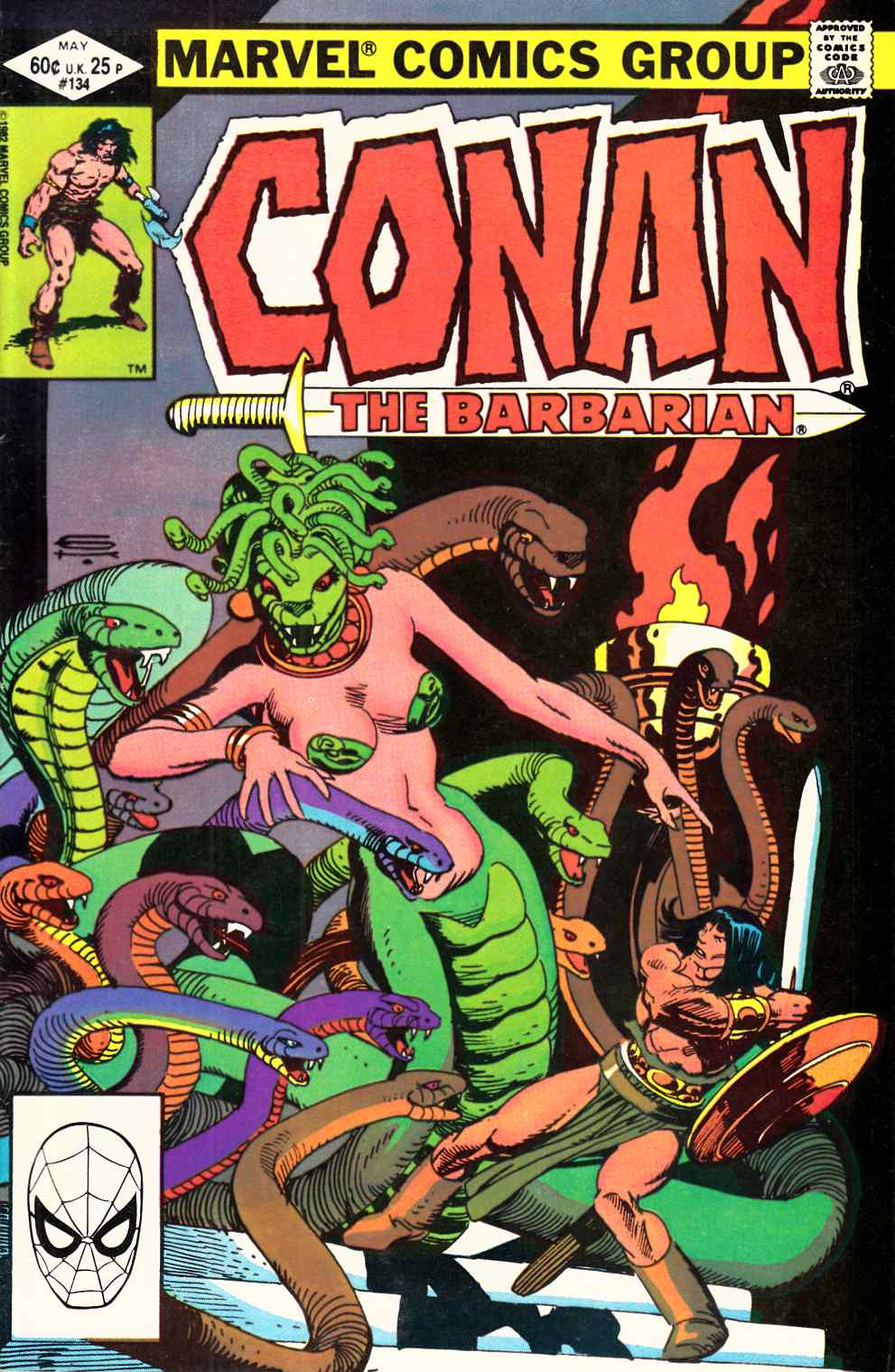 Conan the Barbarian #134 Fine (6.0) [Marvel Comic] THUMBNAIL