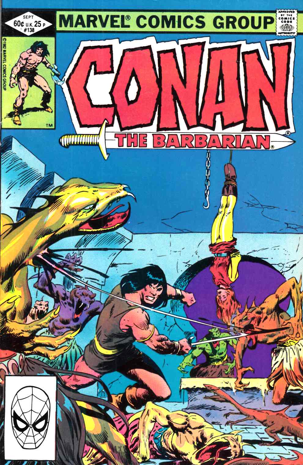 Conan the Barbarian #138 Very Fine (8.0) [Marvel Comic] THUMBNAIL