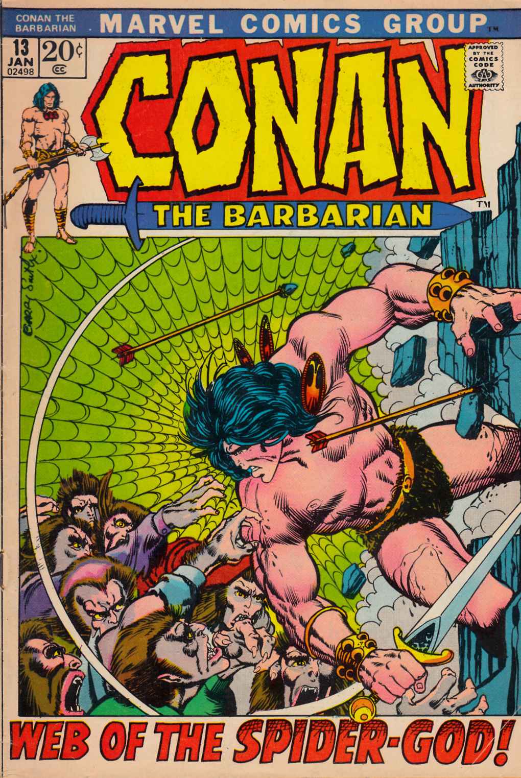 Conan the Barbarian #13 Very Good Plus (4.5) [Marvel Comic] THUMBNAIL