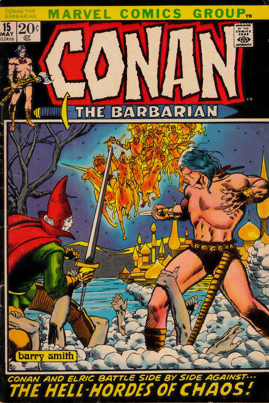 Conan the Barbarian #15 Very Good Plus (4.5) [Marvel Comic] THUMBNAIL