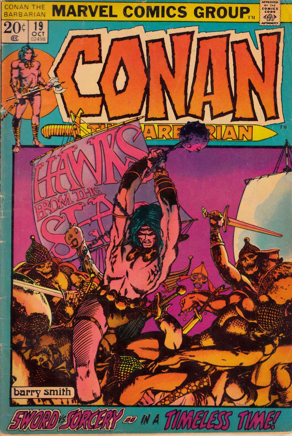 Conan the Barbarian #19 Good/Very Good (3.0) [Marvel Comic] THUMBNAIL