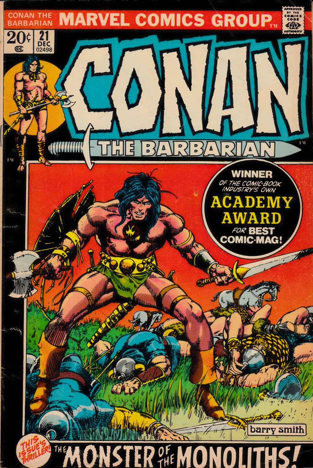 Conan the Barbarian #21 Very Good (4.0) [Marvel Comic] THUMBNAIL