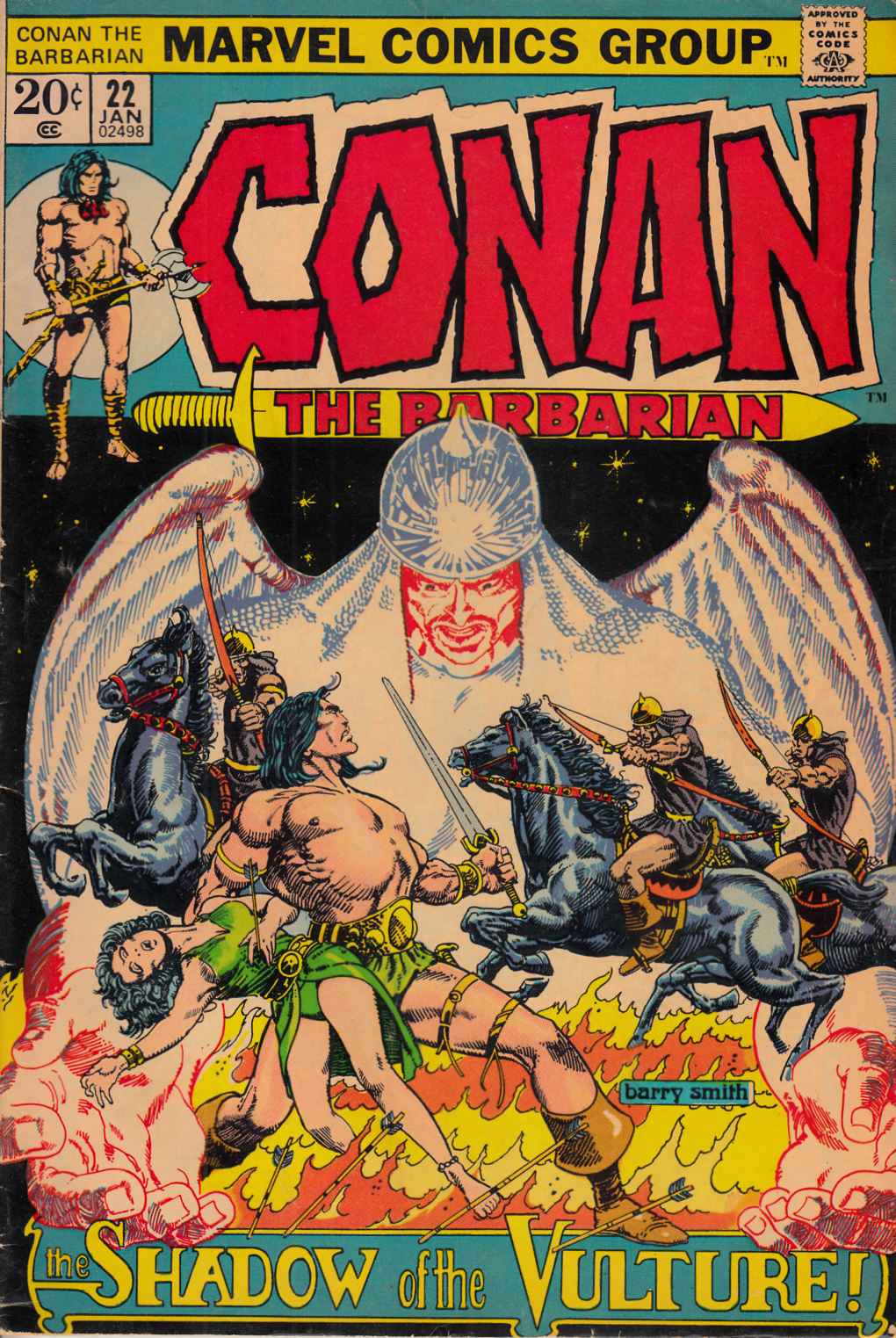 Conan the Barbarian #22 Very Good/Fine (5.0) [Marvel Comic] THUMBNAIL