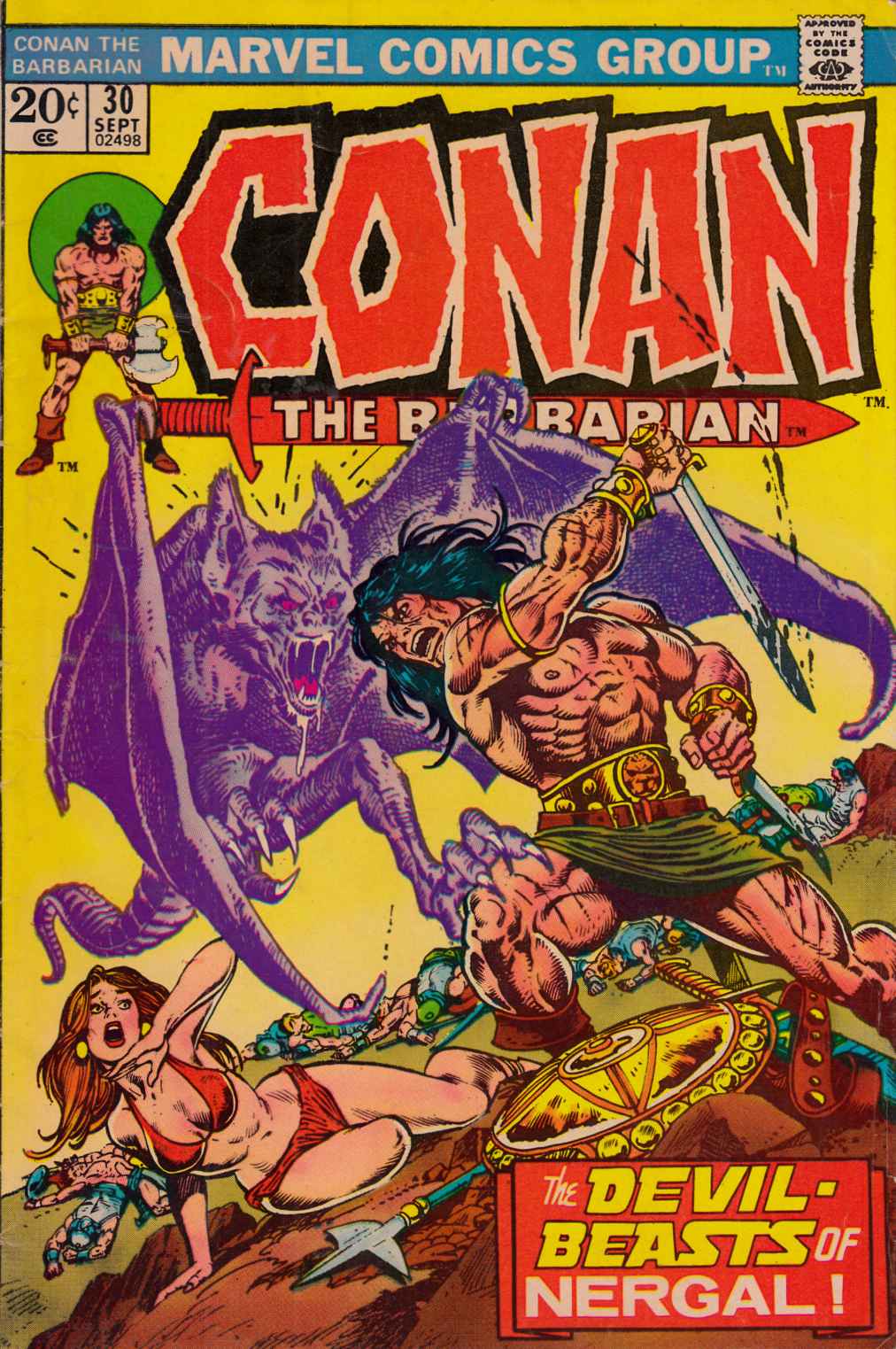 Conan the Barbarian #30 Very Good (4.0) [Marvel Comic] THUMBNAIL