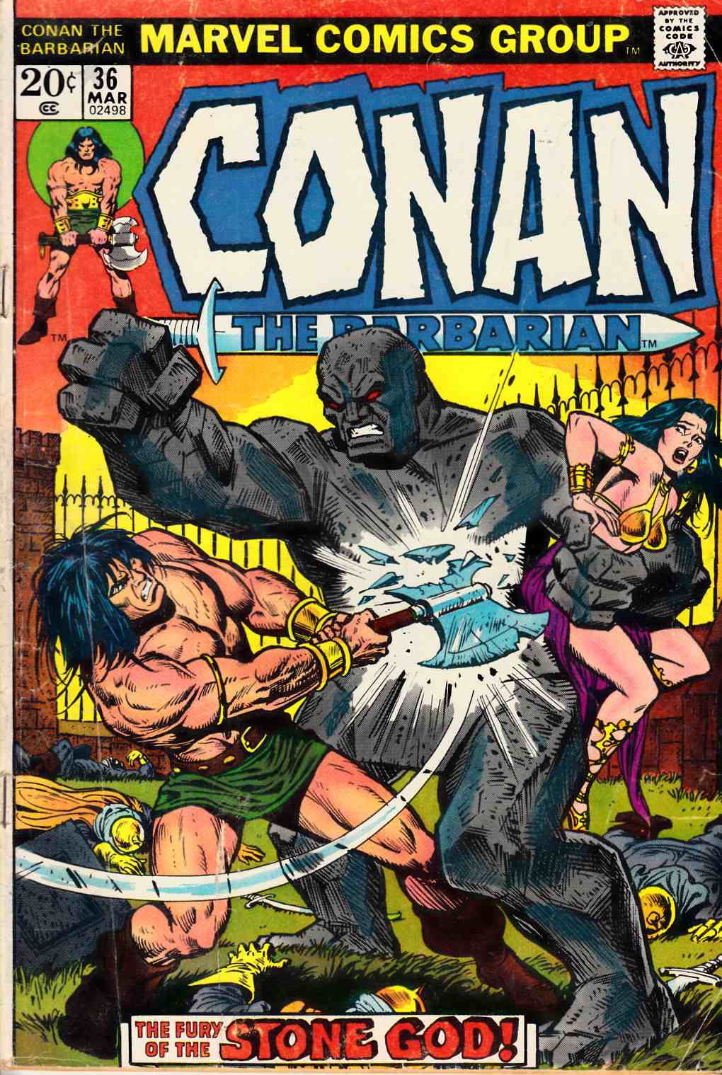 Conan the Barbarian #36 Very Good (4.0) [Marvel Comic] LARGE