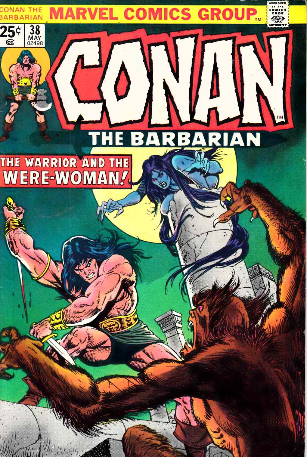 Conan the Barbarian #38 Fine (6.0) [Marvel Comic] LARGE