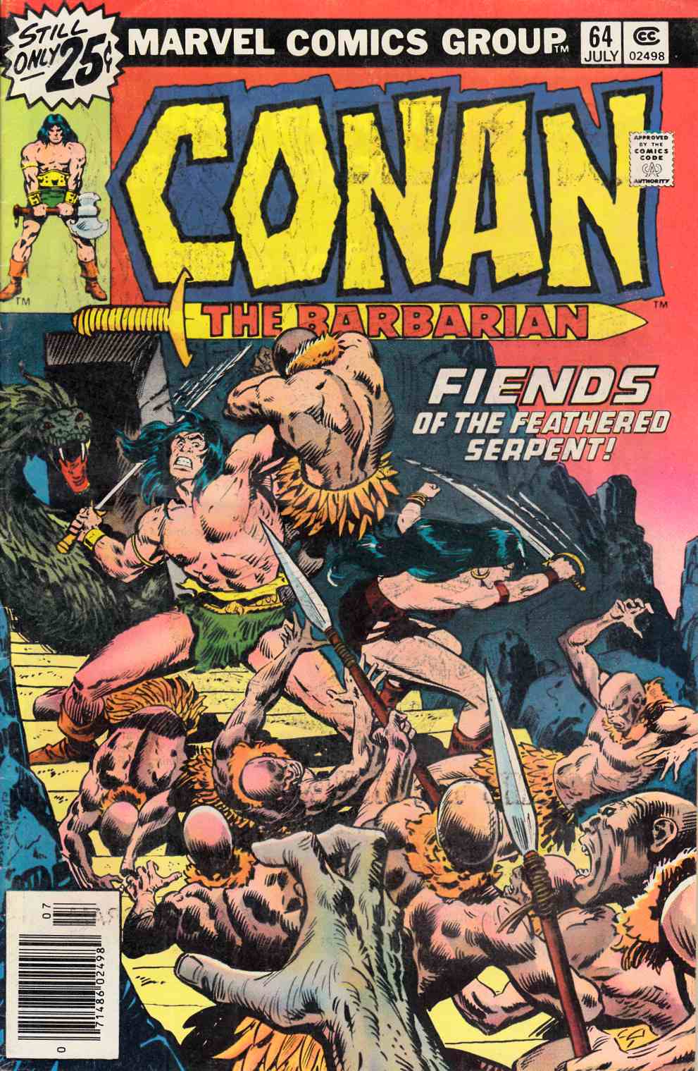 Conan the Barbarian #64 Very Good (4.0) [Marvel Comic] LARGE