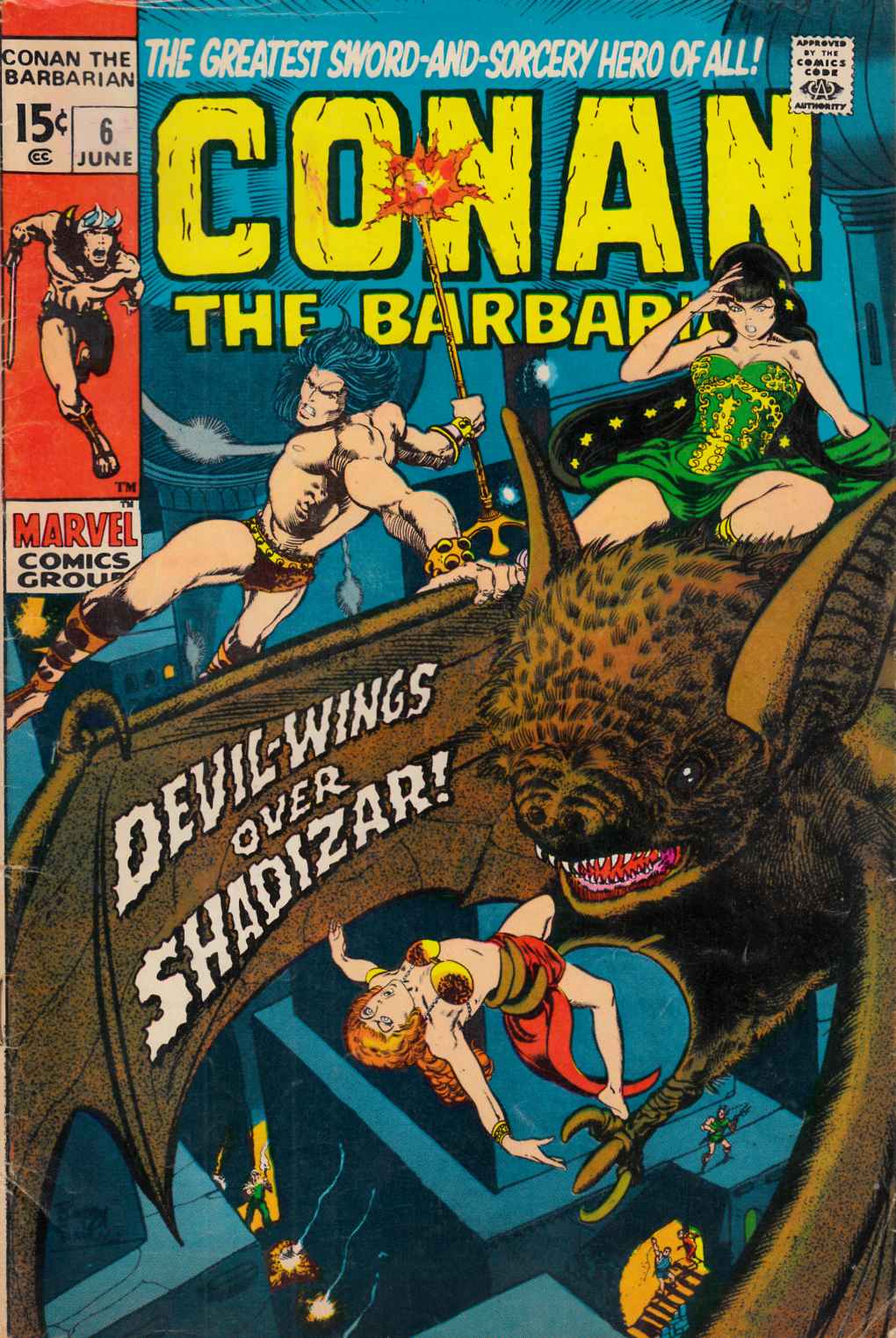 Conan the Barbarian #6 Very Good Plus (4.5) [Marvel Comic] THUMBNAIL