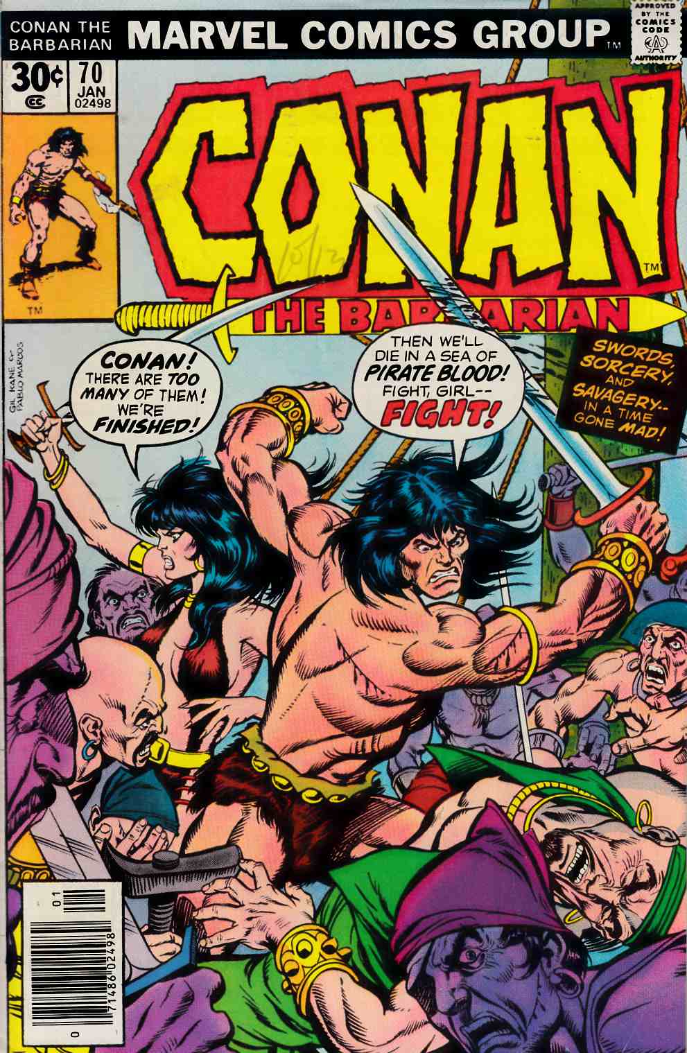 Conan the Barbarian #70 Very Good (4.0) [Marvel Comic] LARGE