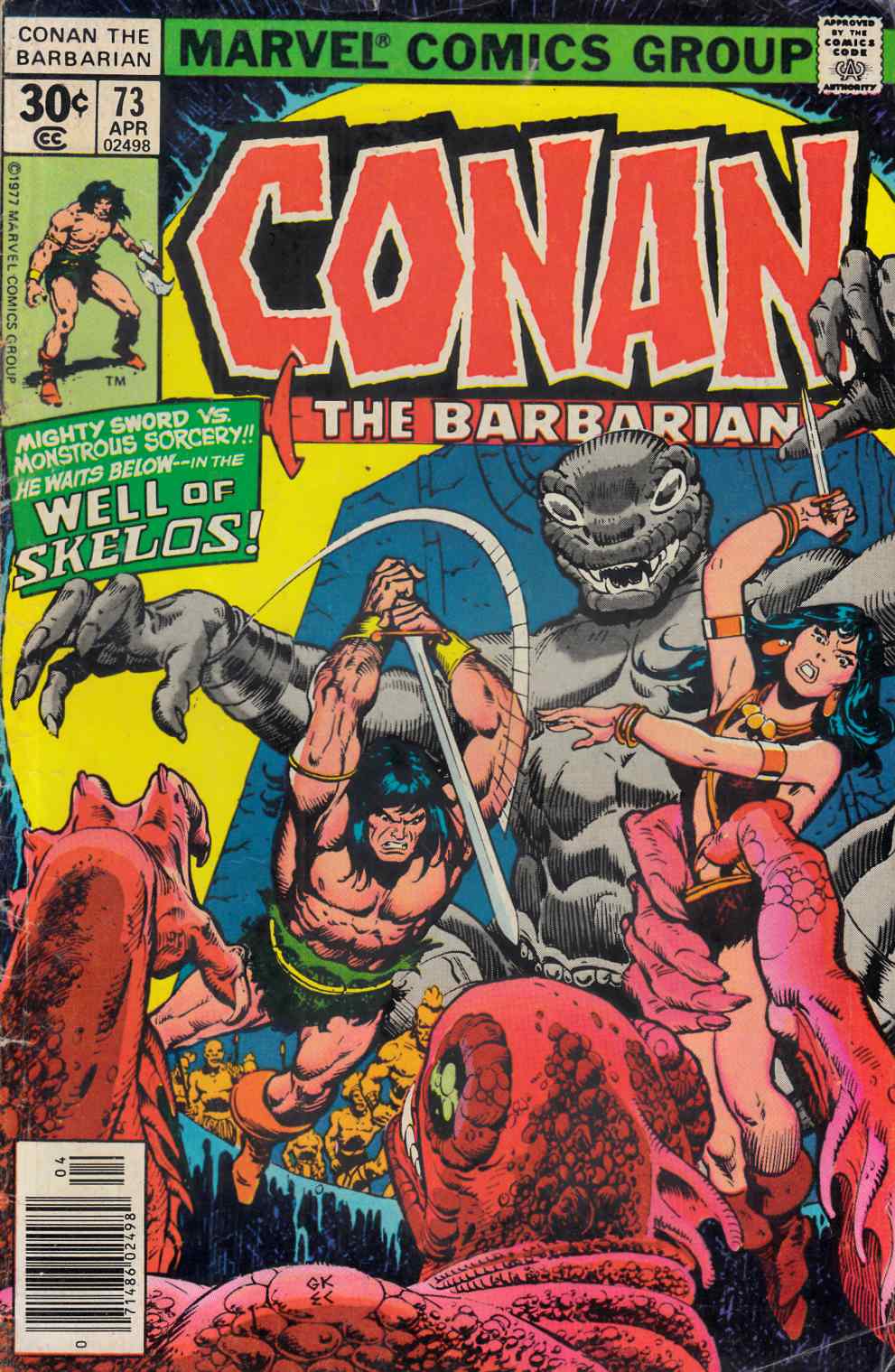 Conan the Barbarian #73 Very Good (4.0) [Marvel Comic] LARGE