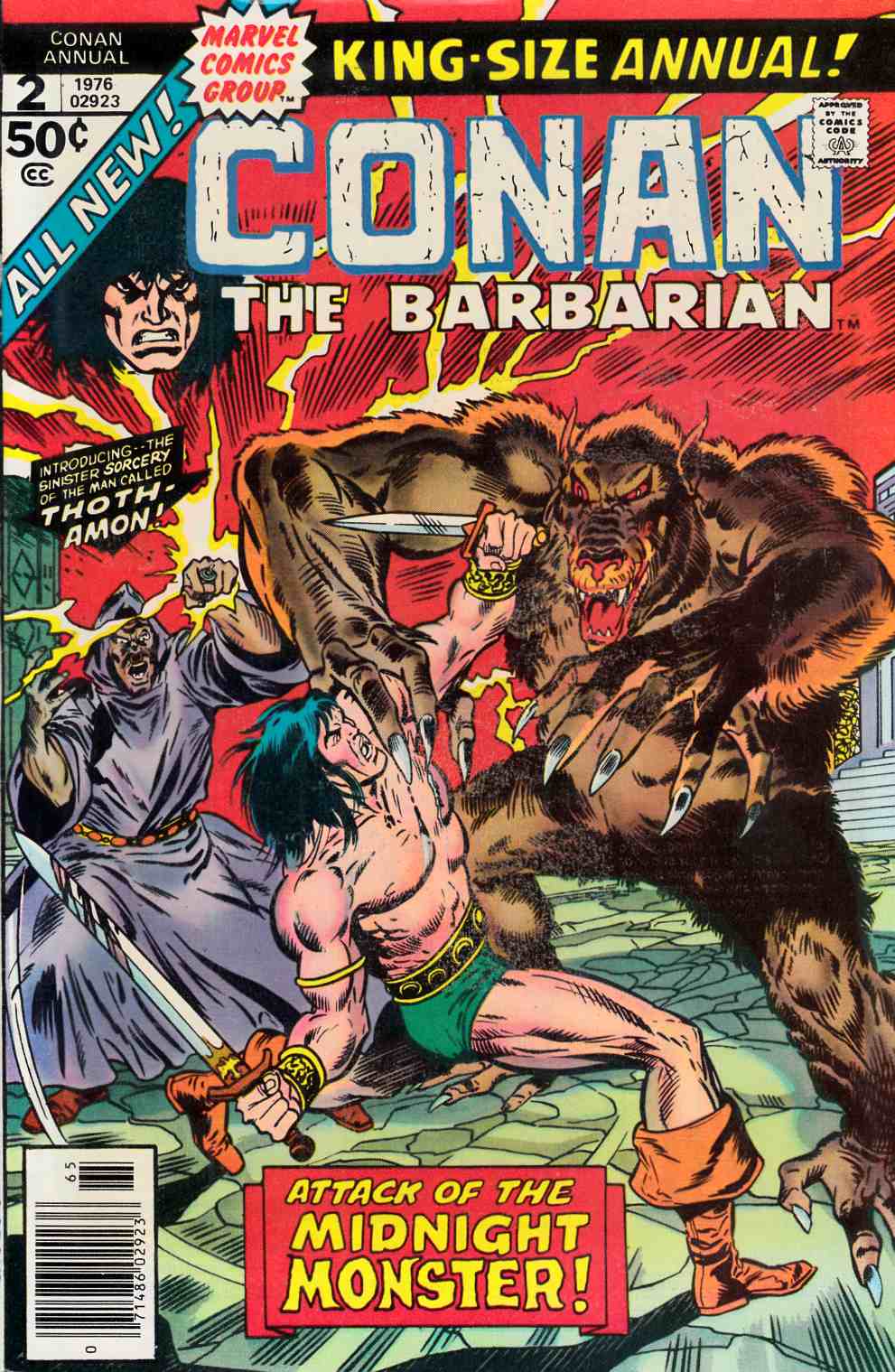 Conan the Barbarian Annual #2 Fine (6.0) [Marvel Comic] THUMBNAIL