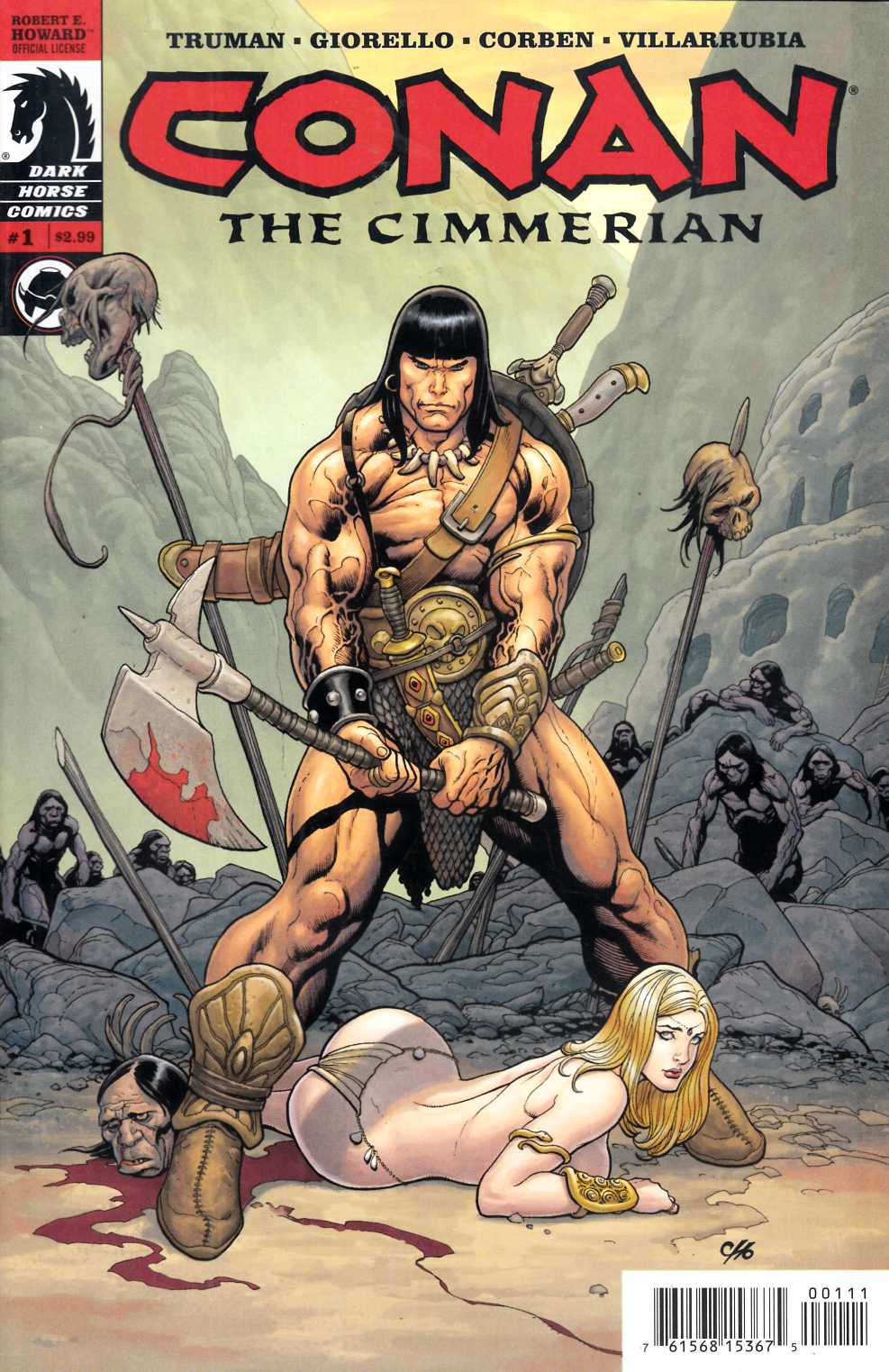 Conan the Cimmerian #1 Near Mint Minus (9.2) [Dark Horse Comic] LARGE