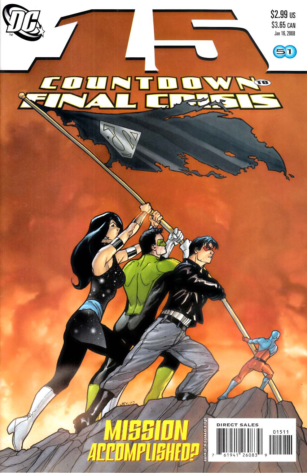 Countdown to Final Crisis #15 Very Fine (8.0) [DC Comic] LARGE