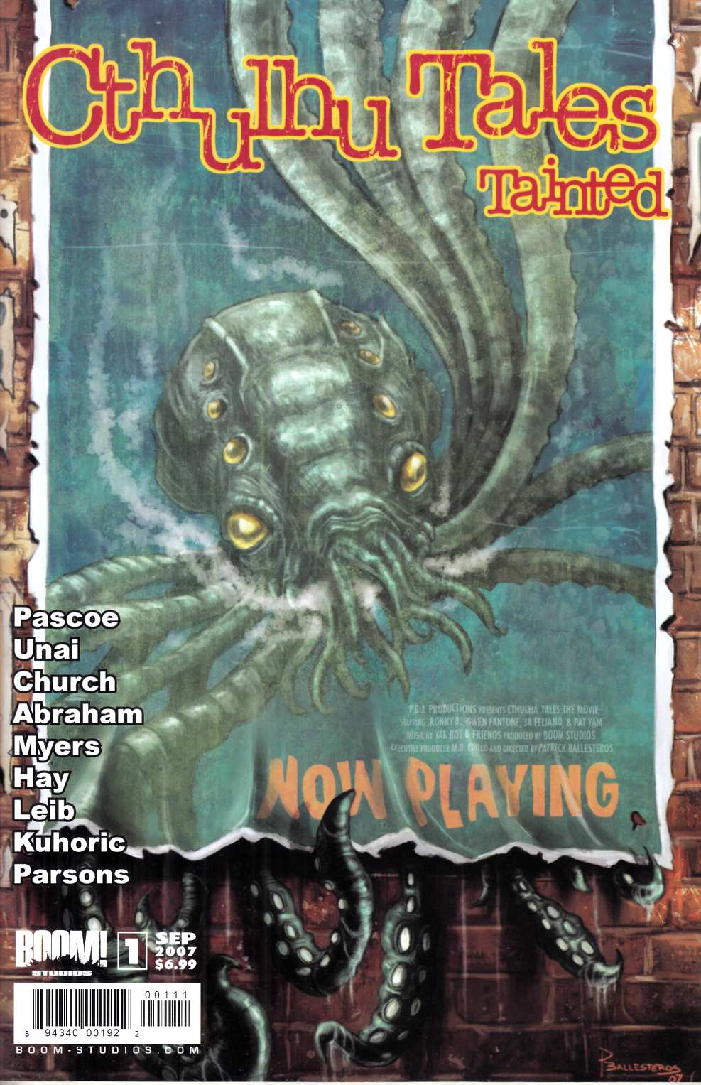 Cthulhu Tales Tainted #1 Near Mint (9.4) [Boom Comic] LARGE
