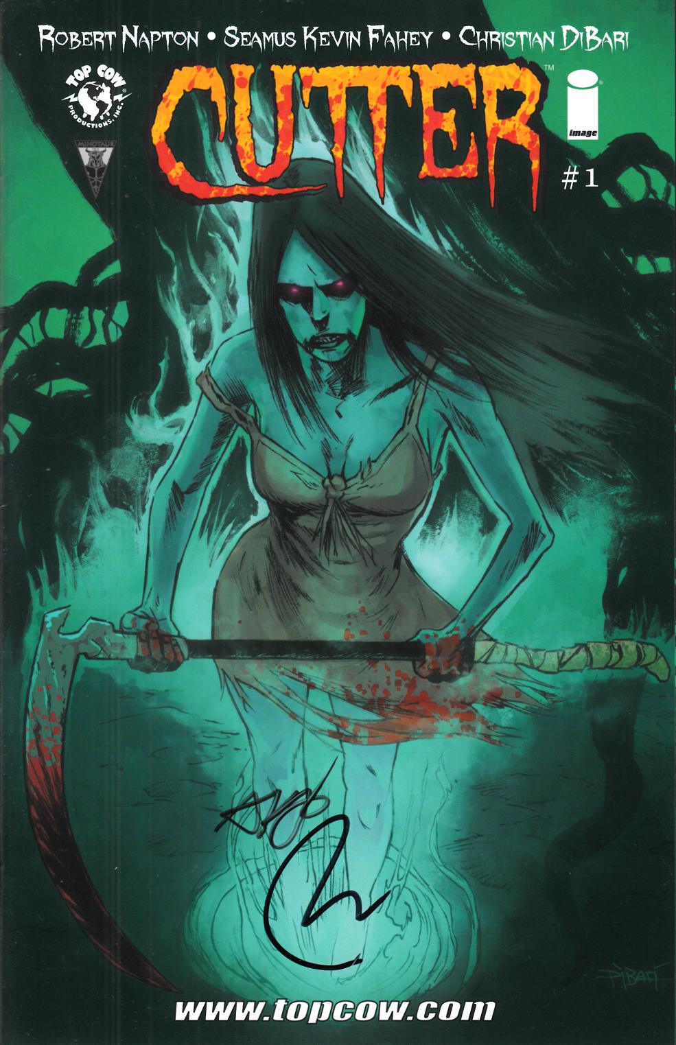 Cutter #1 Signed Incentive Variant Cover [Comic] LARGE