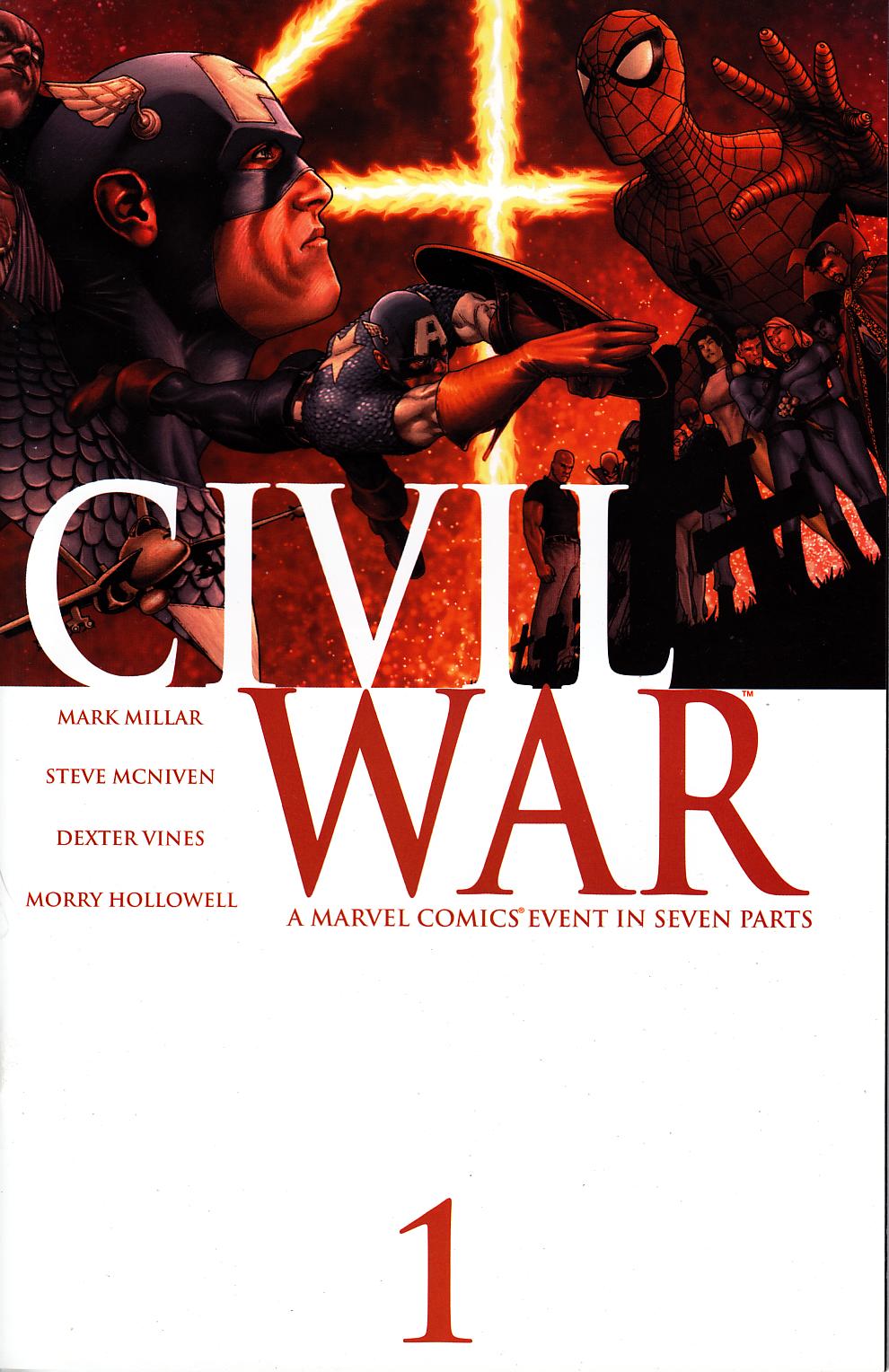 Civil War #1 Near Mint (9.4) [Marvel Comic] LARGE