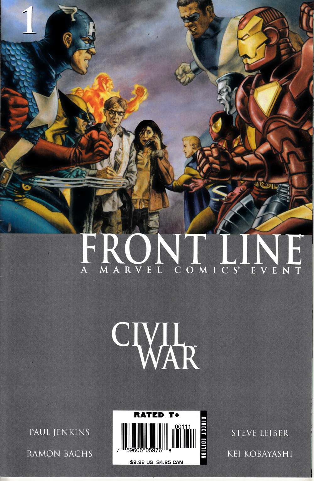 Civil War Front Line #1 Very Fine (8.0) [Marvel Comic] LARGE