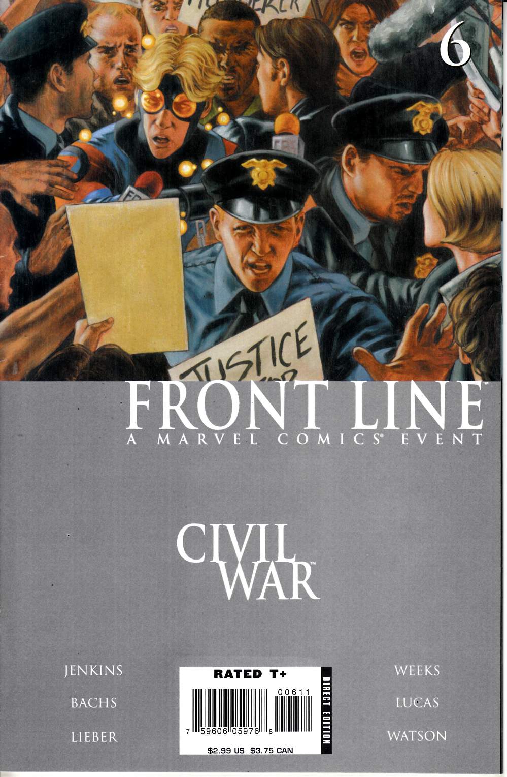 Civil War Front Line #6 Very Fine (8.0) [Marvel Comic] THUMBNAIL
