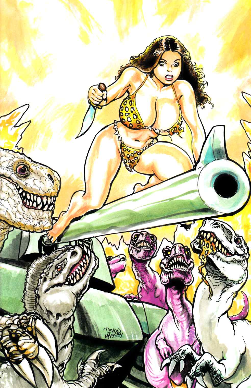 Cavewoman Labyrinth #1 Cover B Massey Very Fine (8.0) [Amryl Comic] THUMBNAIL