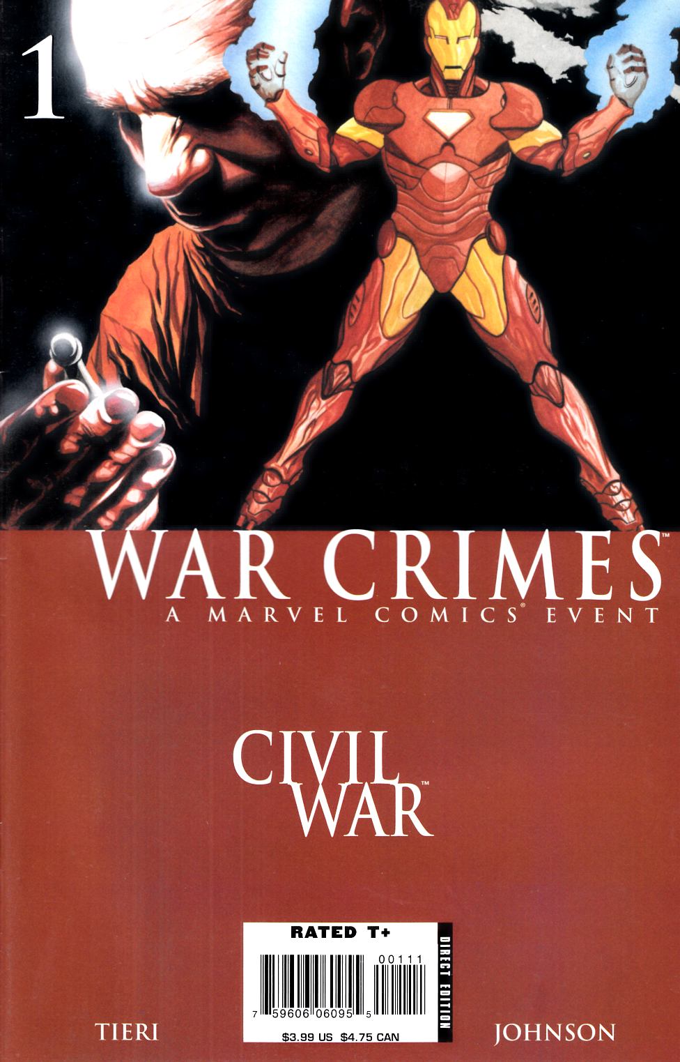 Civil War War Crimes #1 Very Fine (8.0) [Marvel Comic] LARGE