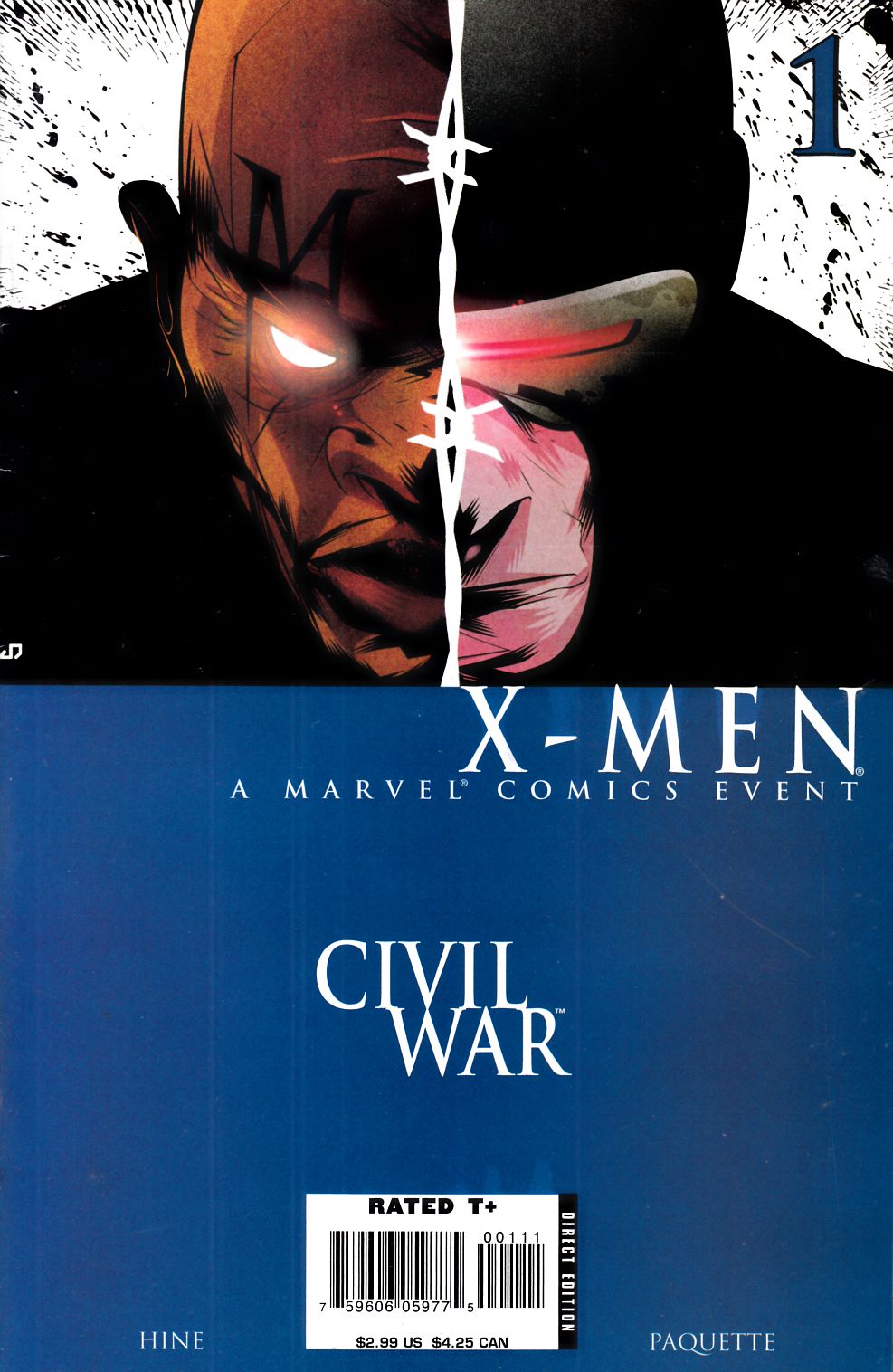 Civil War X-Men #1 Very Fine (8.0) [Marvel Comic] LARGE