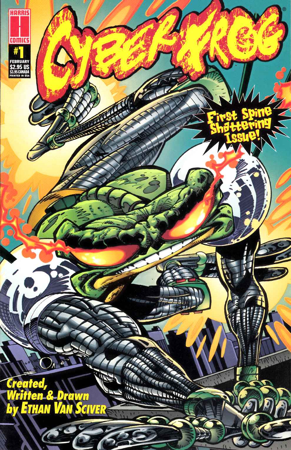 Cyberfrog #1 Near Mint Minus (9.2) [Harris Comic] THUMBNAIL
