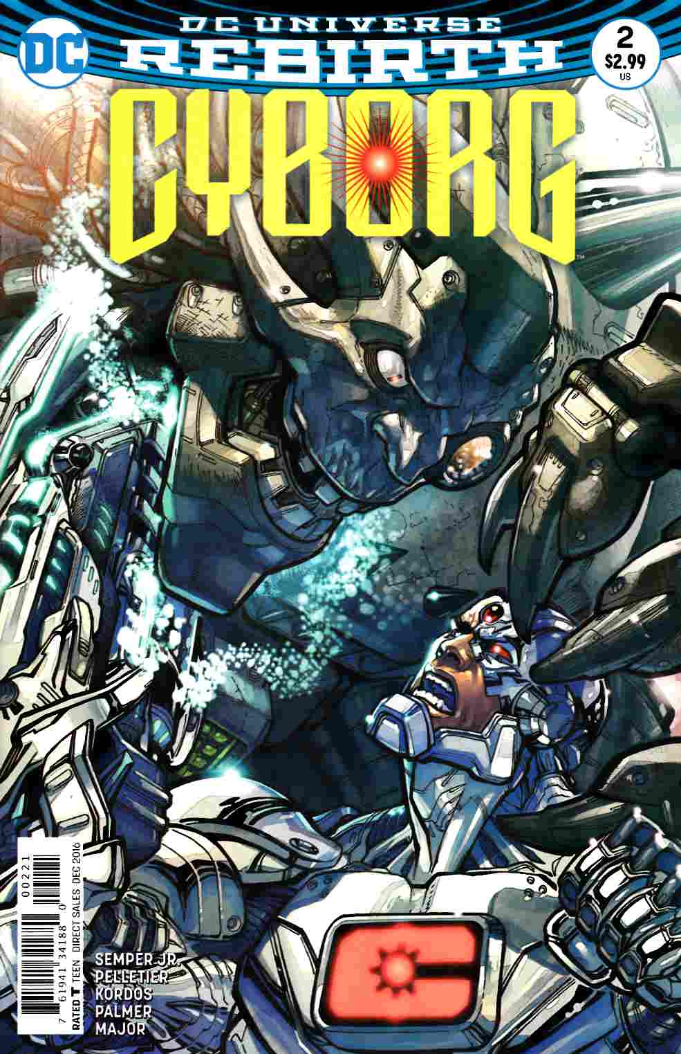 Cyborg #2 D'Anda Variant Cover [DC Comic] THUMBNAIL